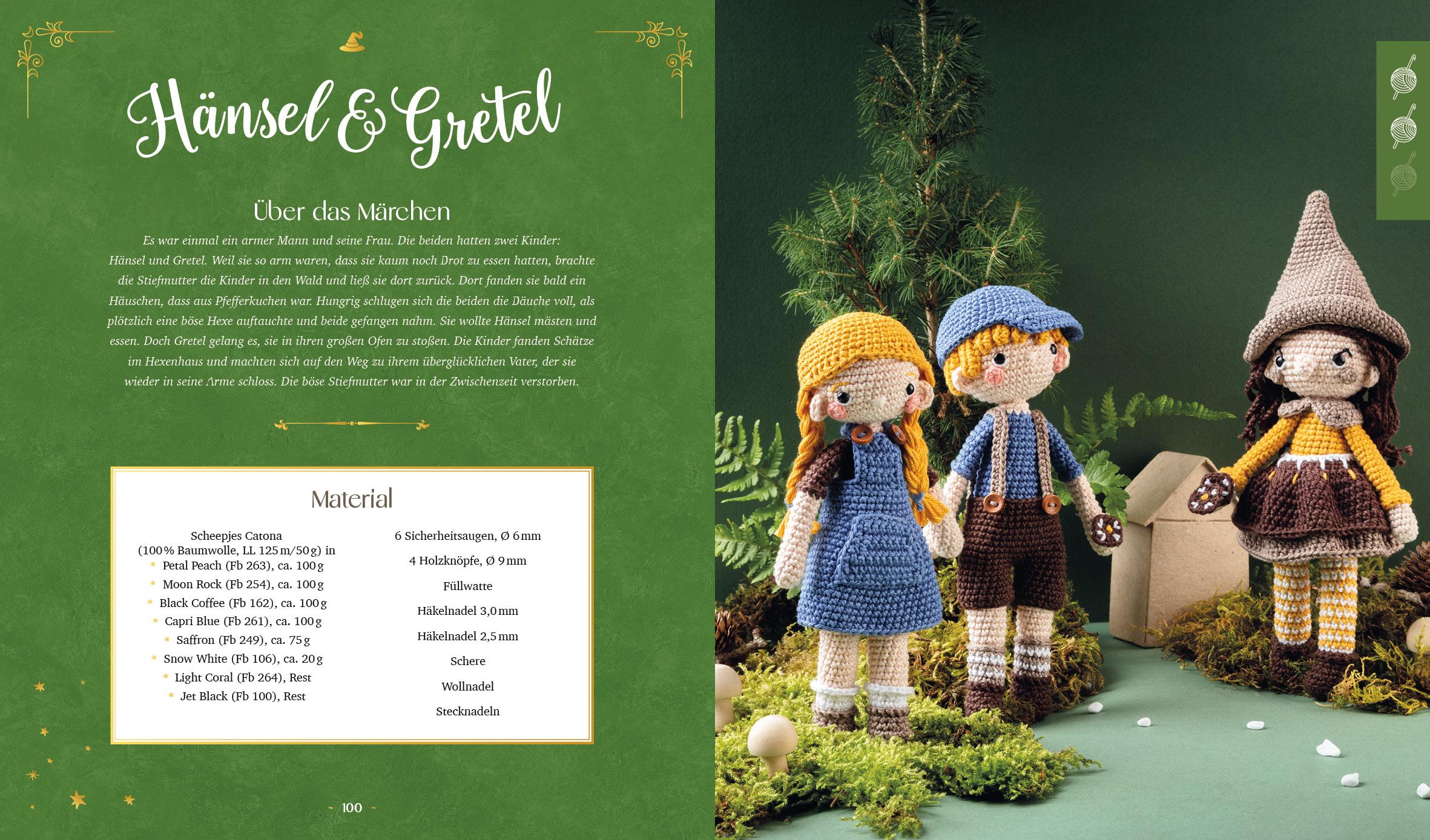 Beispielinhalt (Bild) Das Märchen-Häkelbuch