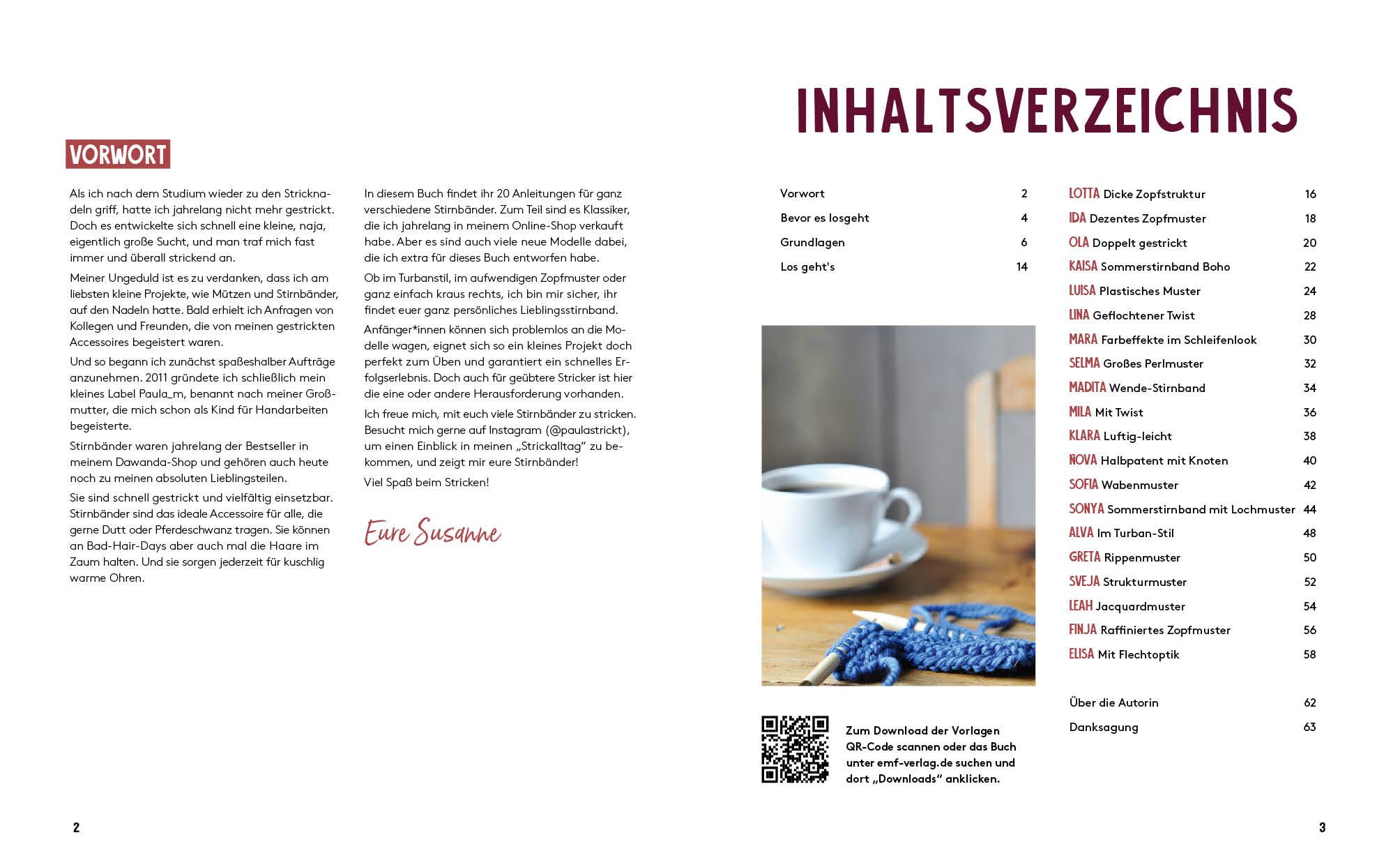 Beispielinhalt (Bild) Hej. Stirnbänder stricken