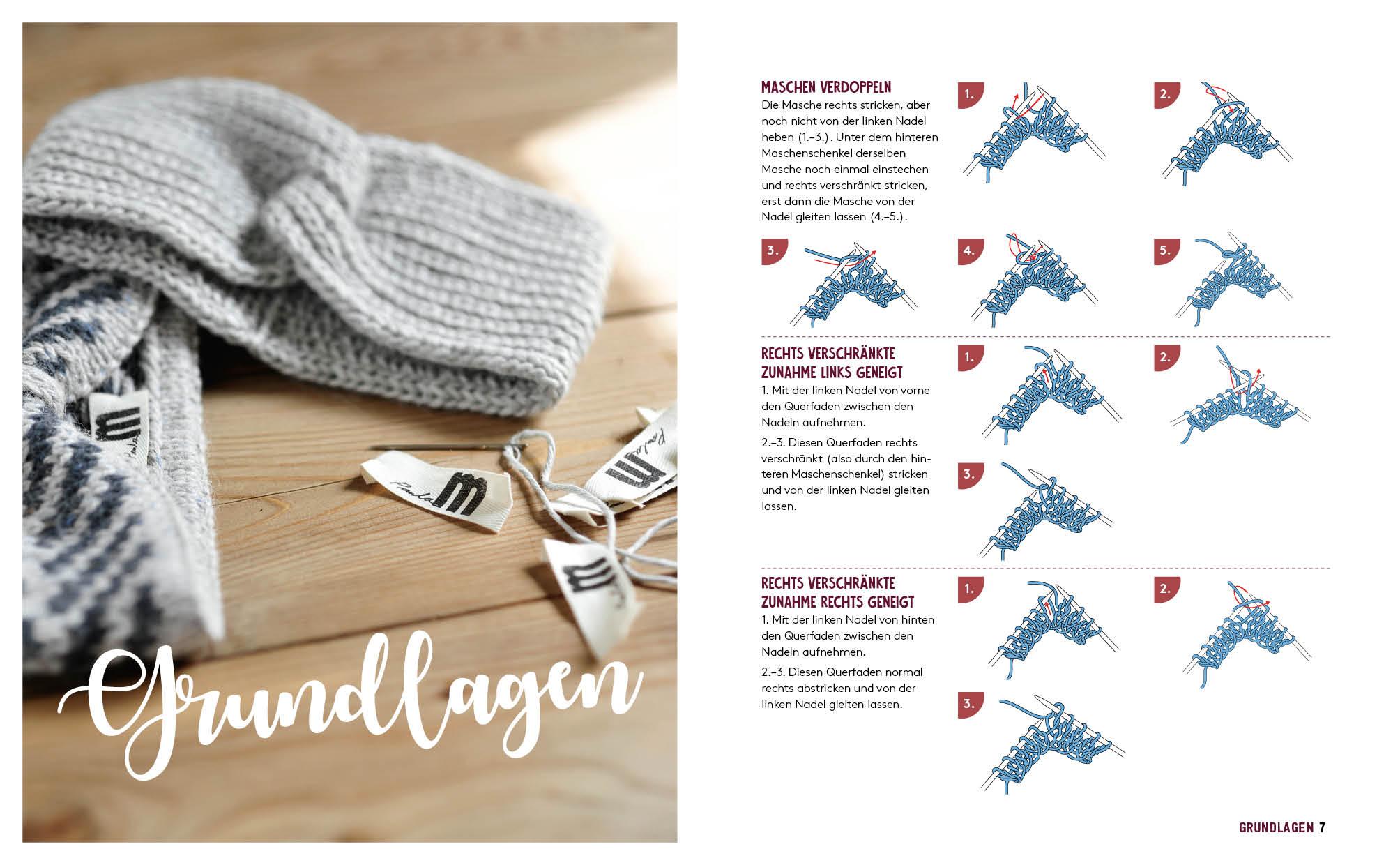 Beispielinhalt (Bild) Hej. Stirnbänder stricken