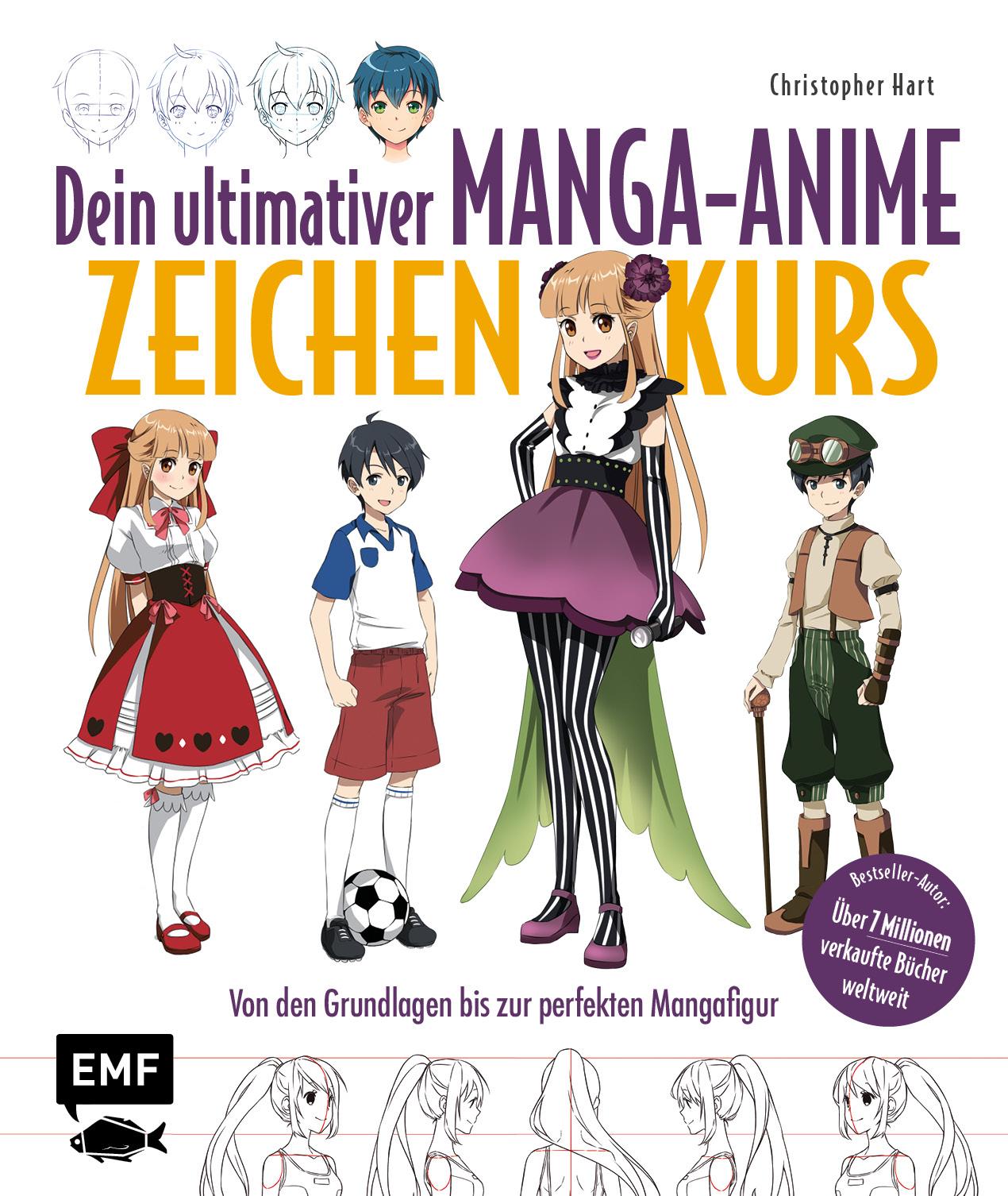 Vorderes Coverbild Dein ultimativer Manga-Anime-Zeichenkurs