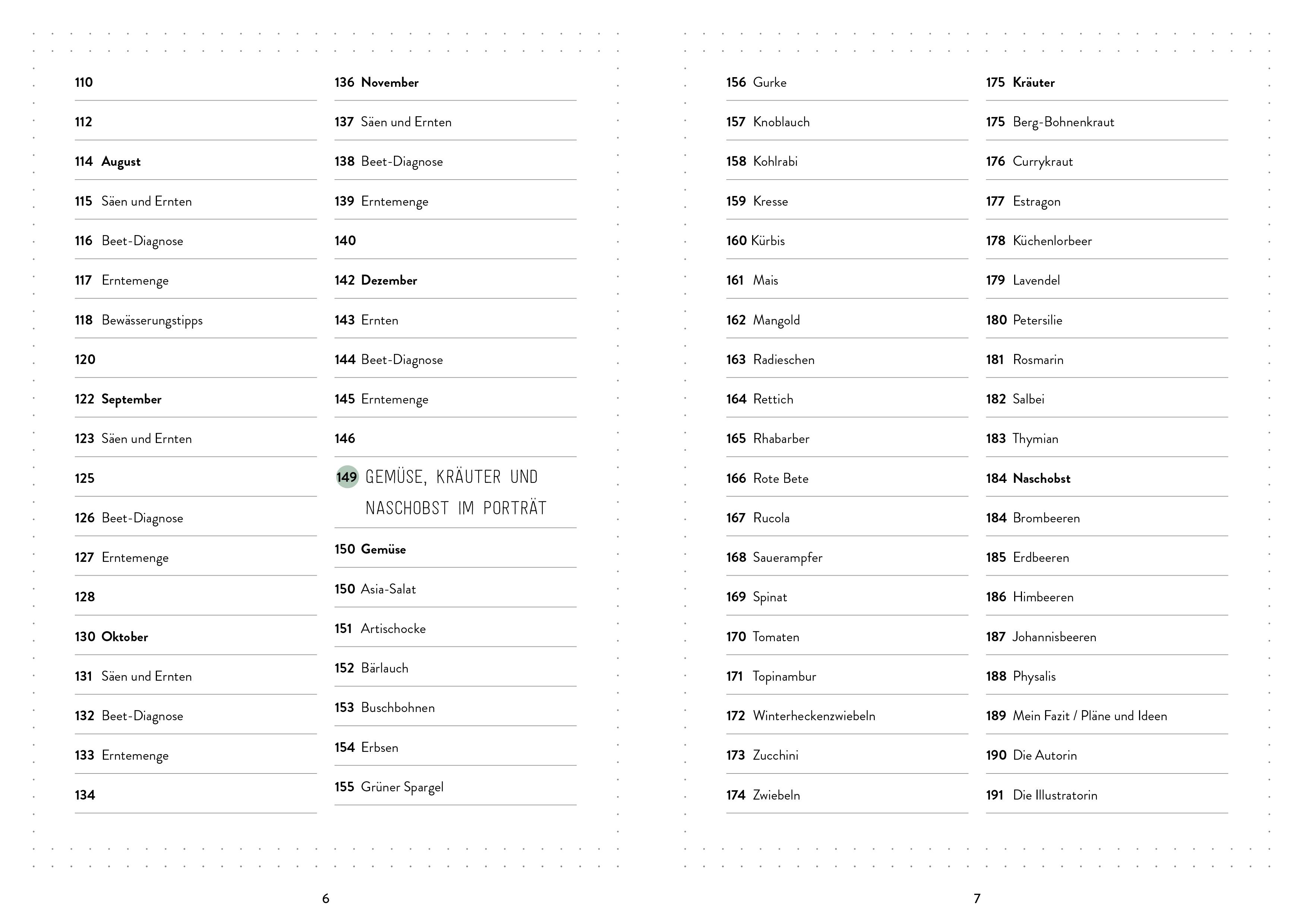 Beispielinhalt (Bild) Hochbeet-Glück - Das illustrierte Gartenbuch