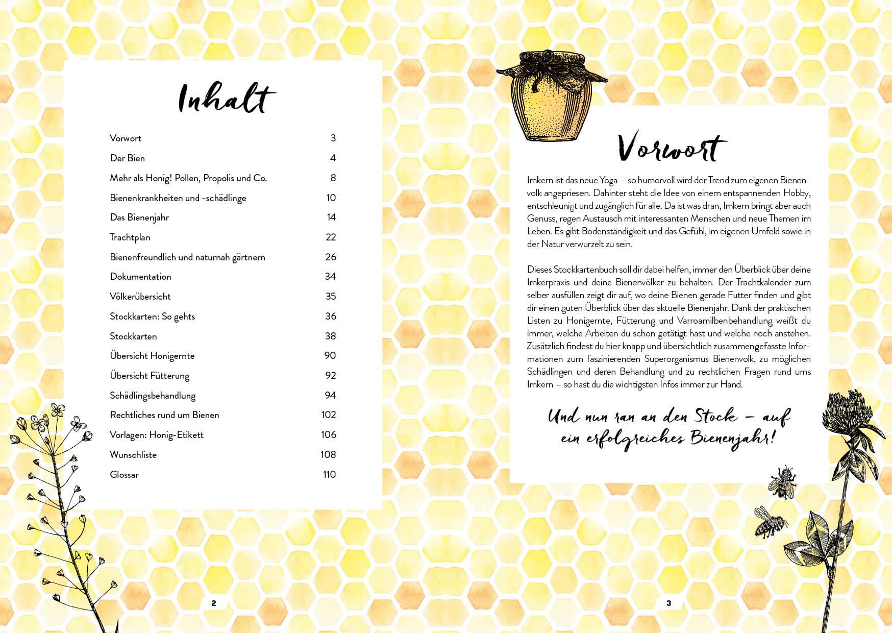 Beispielinhalt (Bild) Mein Bienenjahr