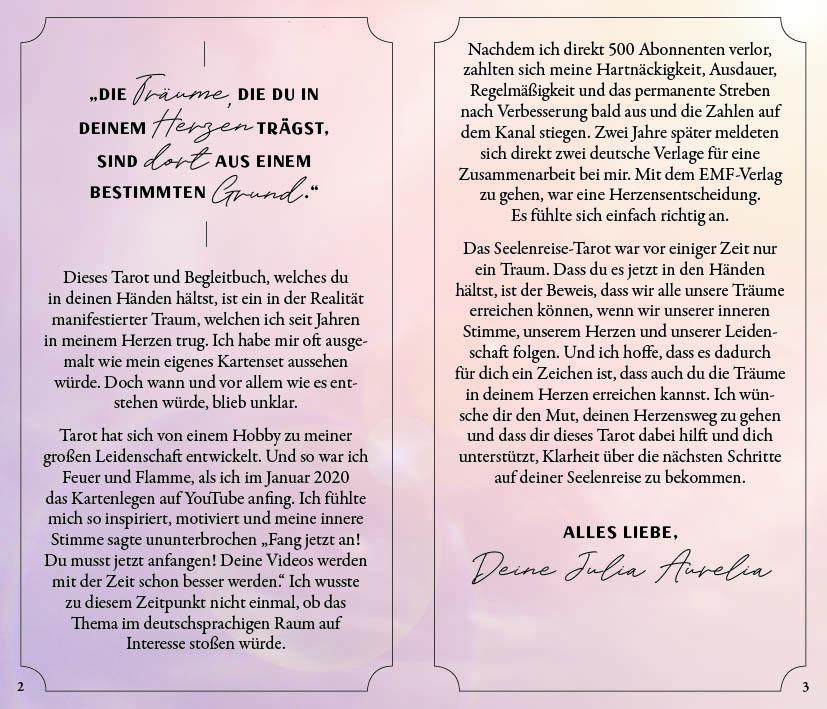 Beispielinhalt (Bild) Tarot-Kartenset: Seelenreise Tarot