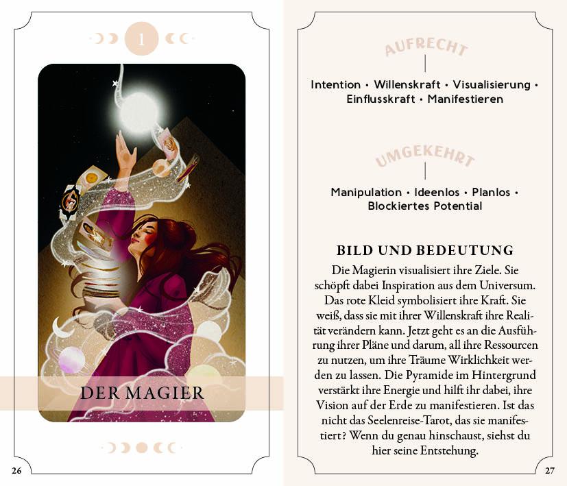 Beispielinhalt (Bild) Tarot-Kartenset: Seelenreise Tarot