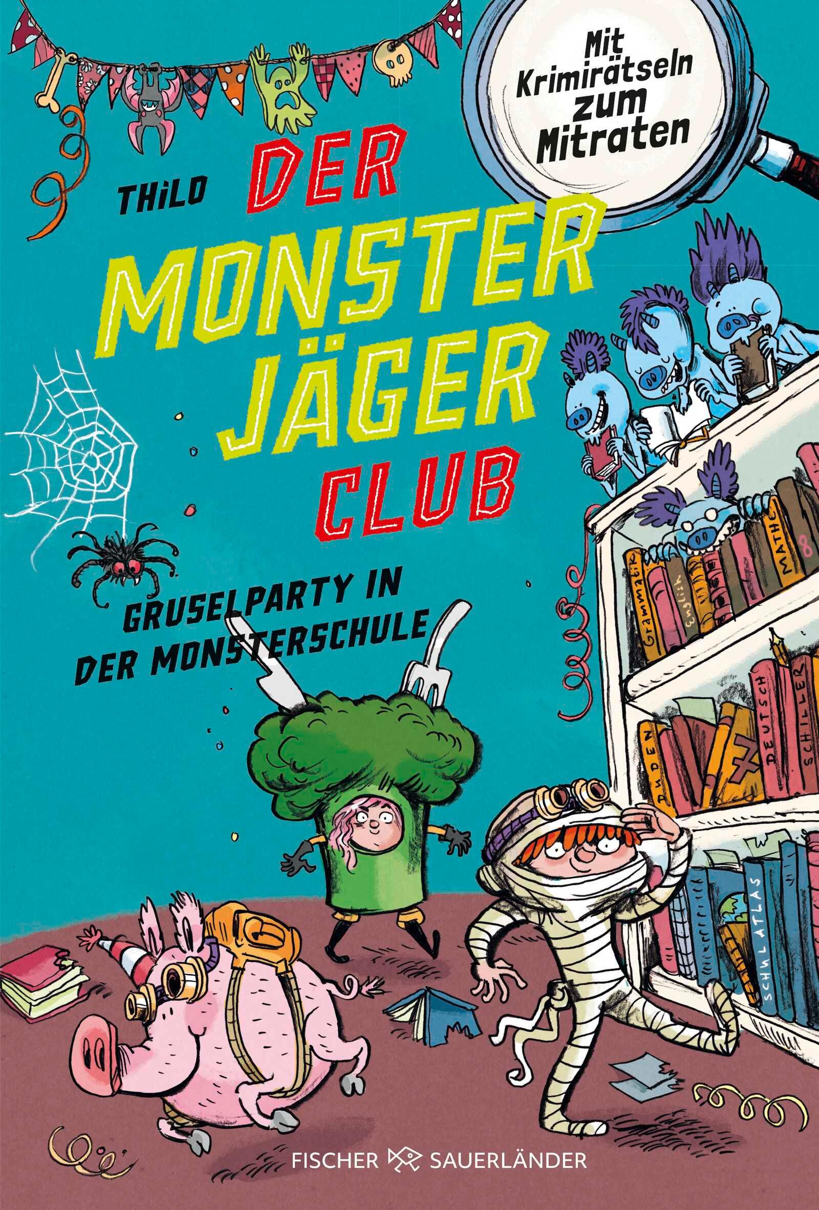 Vorderes Coverbild Der Monsterjäger-Club 3 - Gruselparty in der Monsterschule