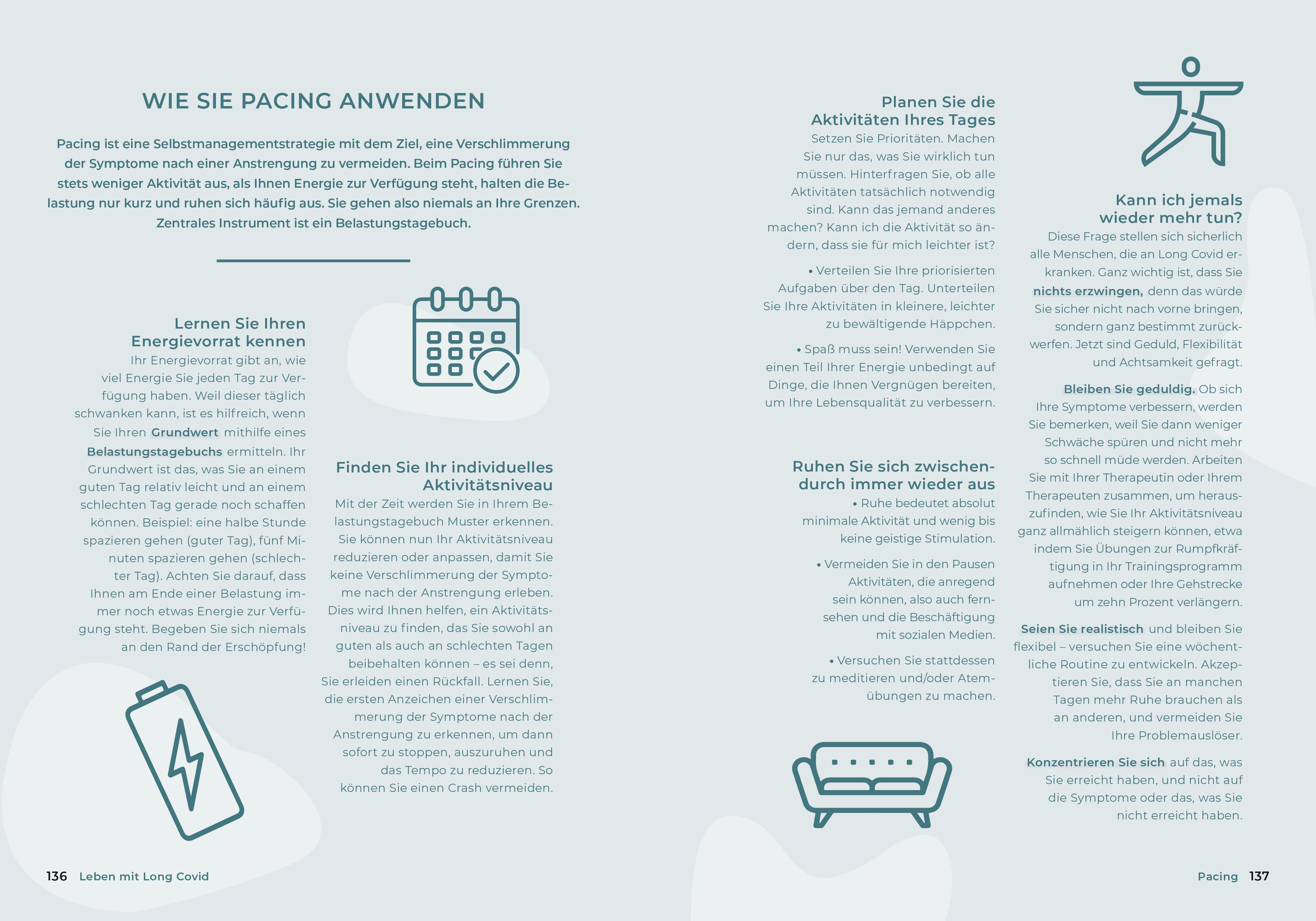 Beispielinhalt (Bild) Long Covid - Wege zu neuer Stärke