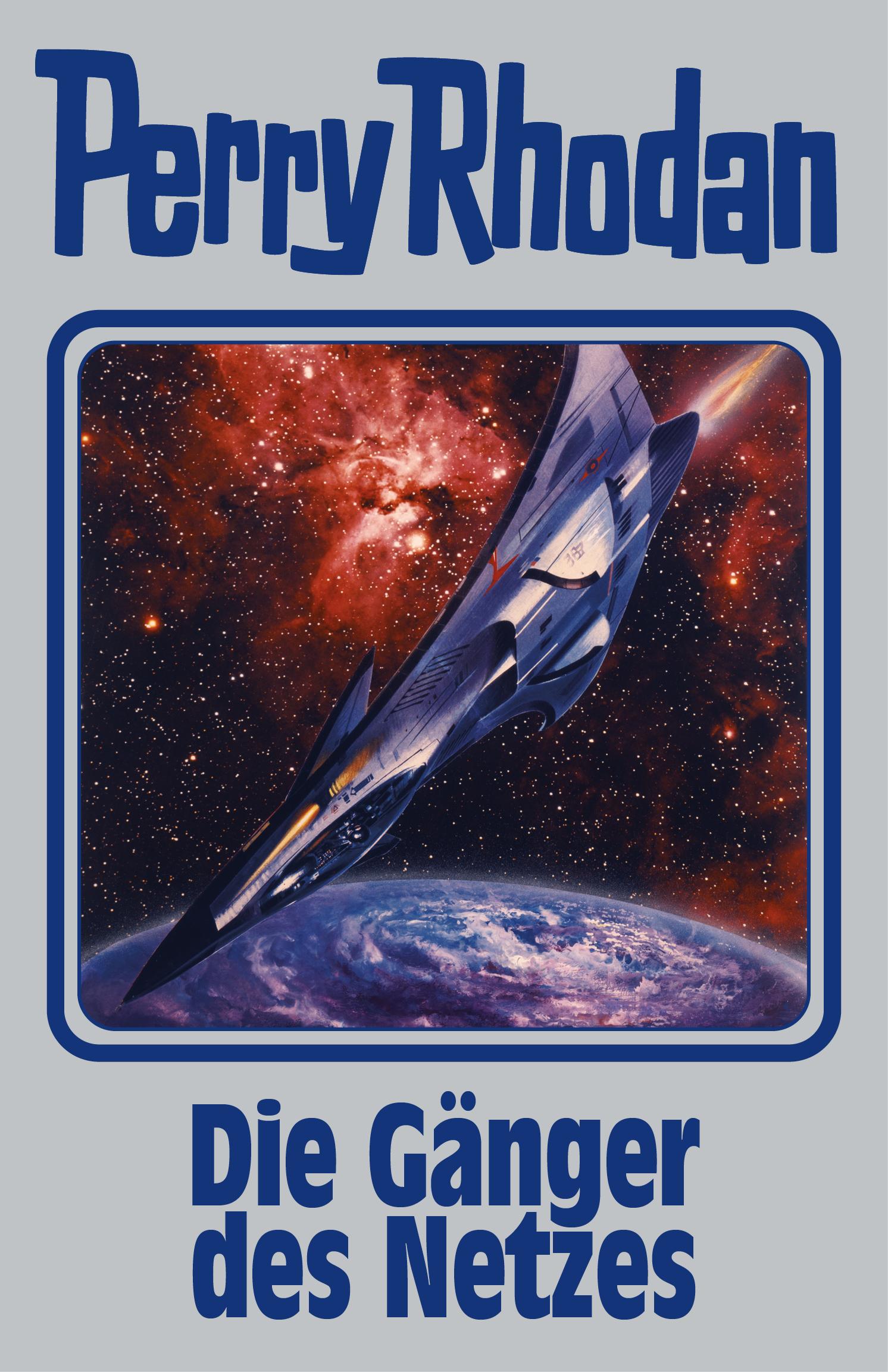 Vorderes Coverbild Perry Rhodan Band 159. Die Gänger des Netzes