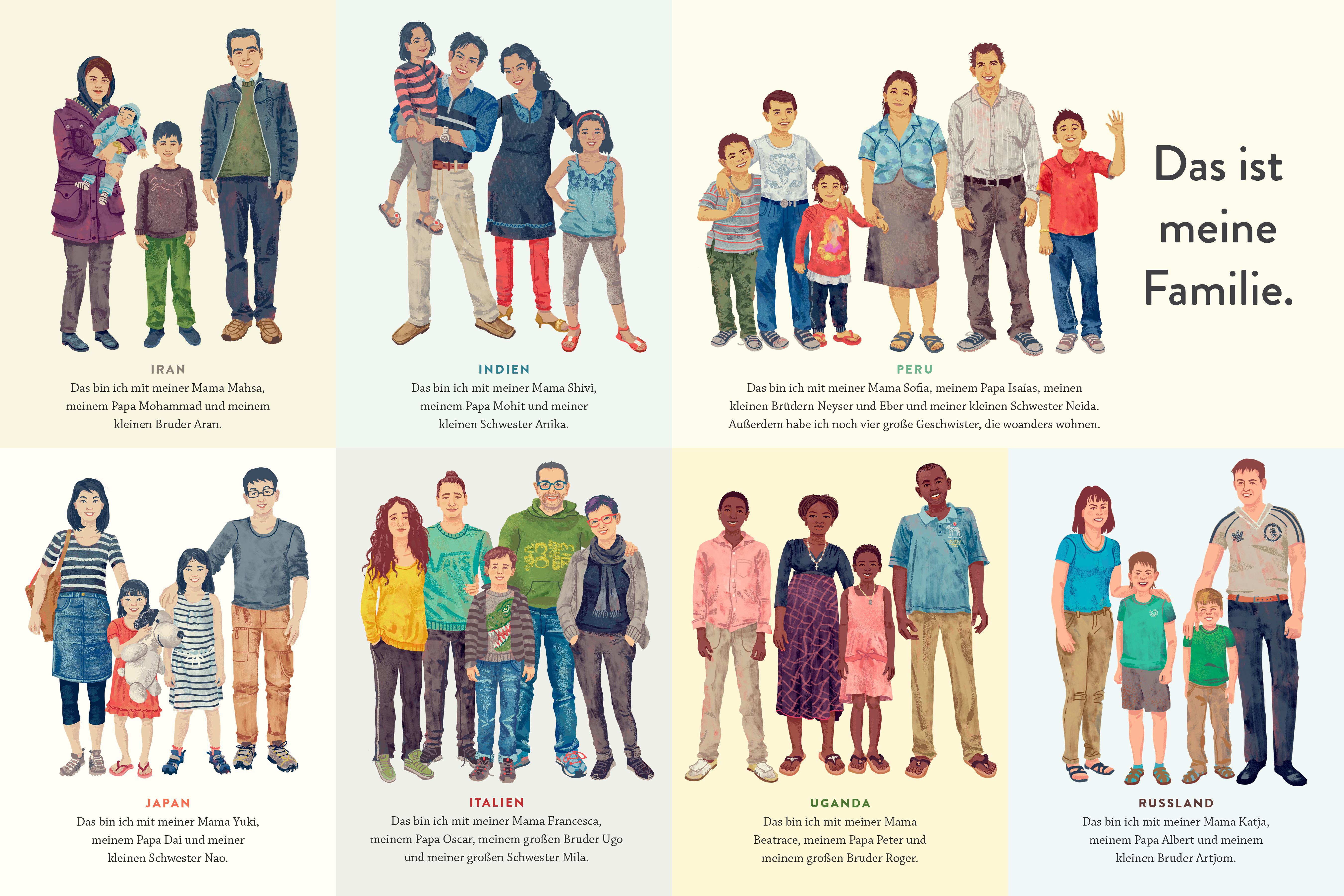 Beispielinhalt (Bild) Sieben Kinder - eine Welt : Komm, ich zeige dir, wie ich lebe