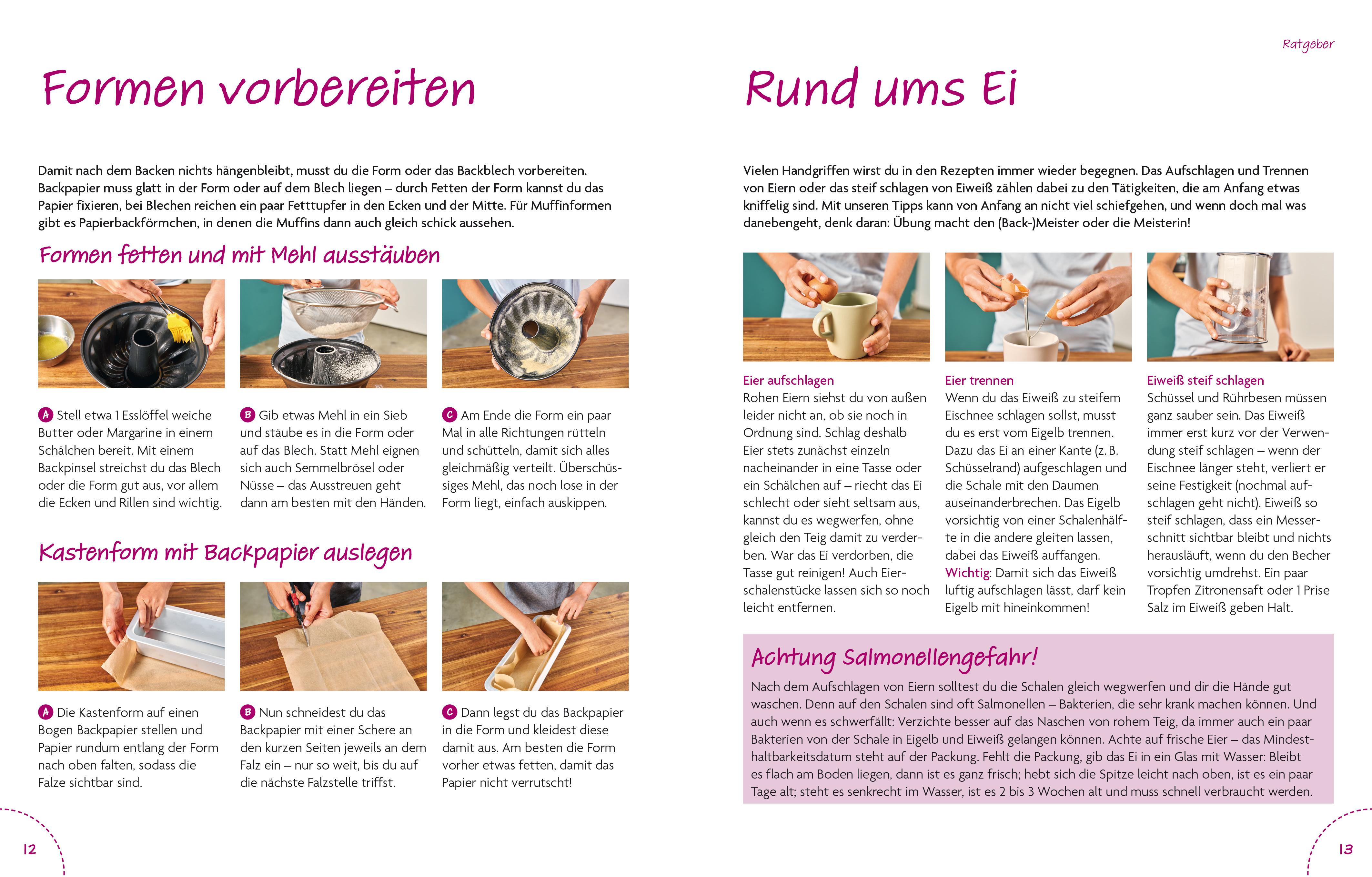 Beispielinhalt (Bild) Backen macht Freude für Kinder