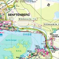 Beispielinhalt (Bild) Senftenberger See und Umgebung 1 : 50 000