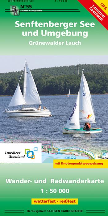 Vorderes Coverbild Senftenberger See und Umgebung 1 : 50 000
