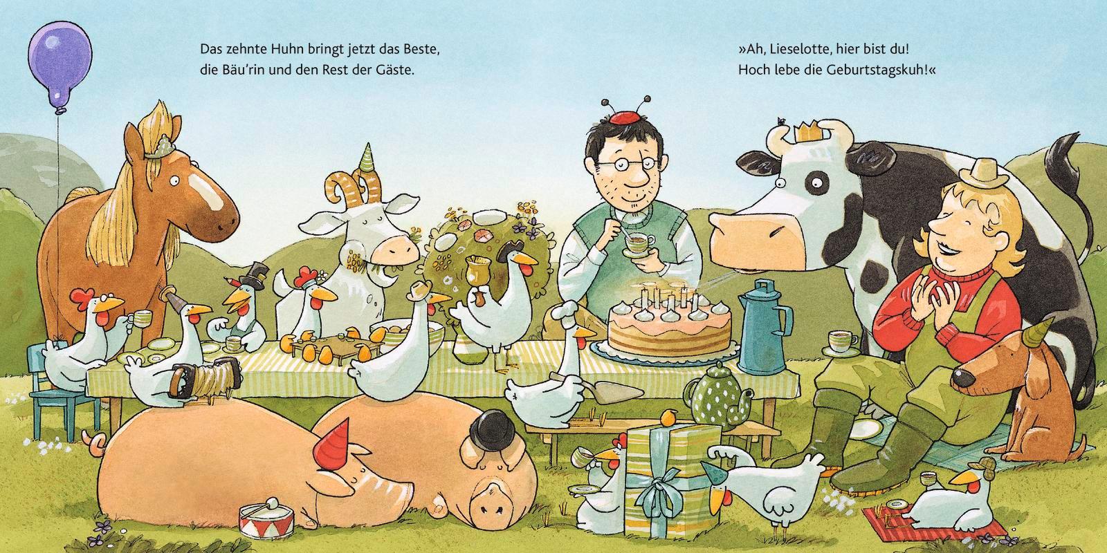 Beispielinhalt (Bild) Lieselotte feiert Geburtstag