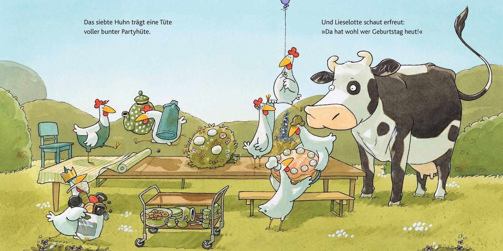 Beispielinhalt (Bild) Lieselotte feiert Geburtstag