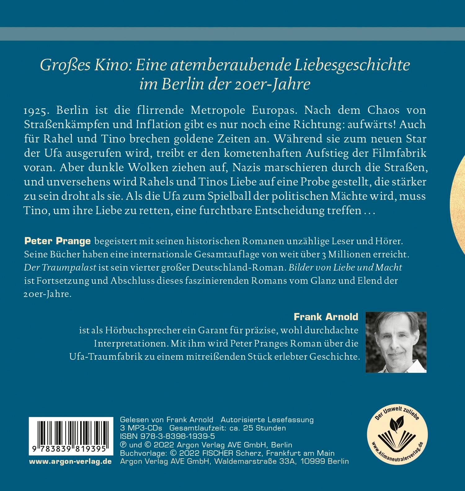 Rückseitencover Der Traumpalast
