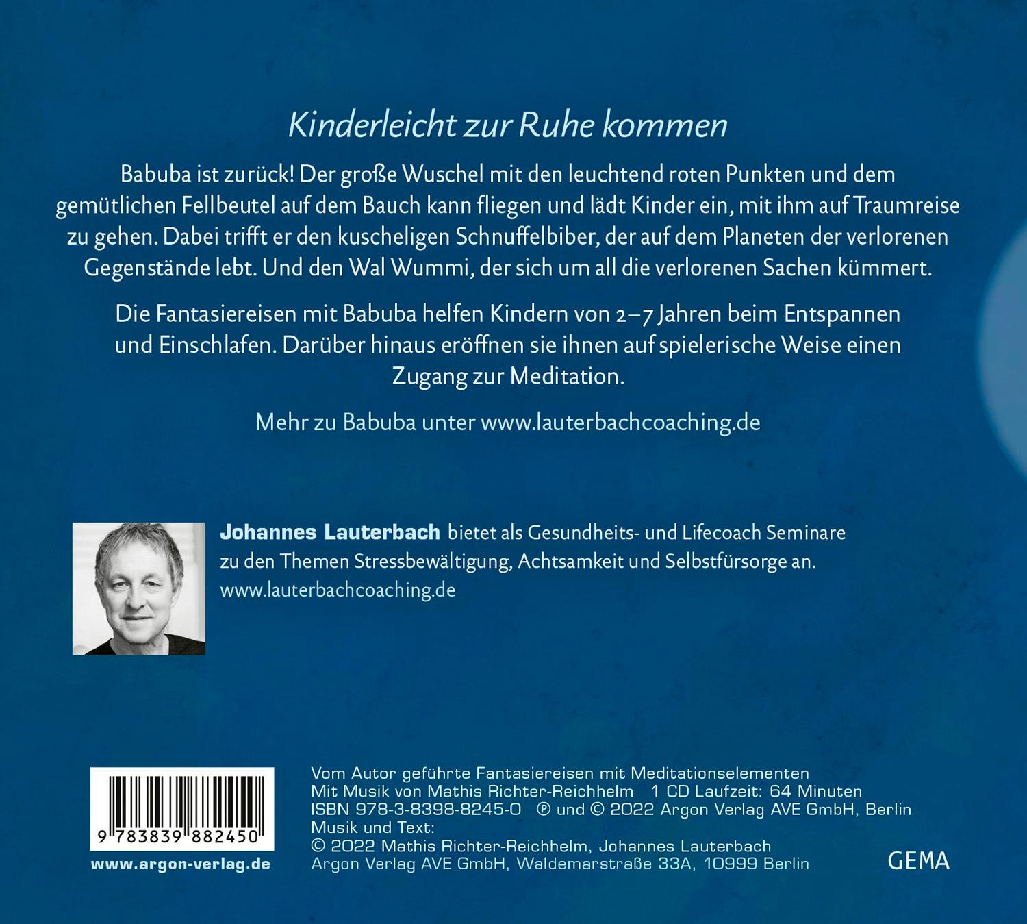 Rückseitencover Babuba und der Schnuffelbiber