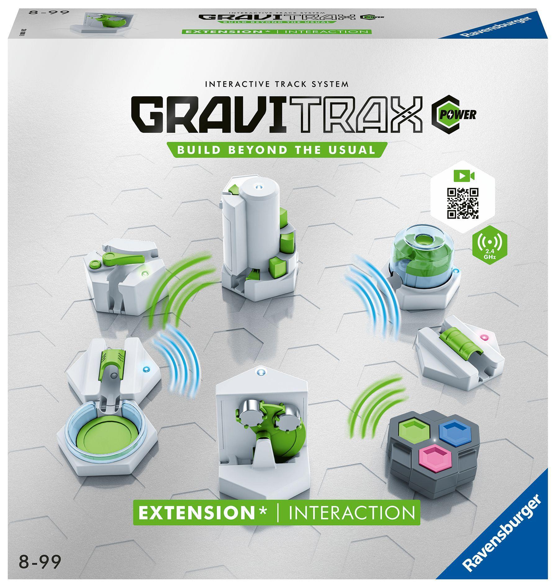Vorderes Coverbild Ravensburger GraviTrax Power Erweiterung Interaction - Ideales Zubehör für spektakuläre Kugelbahnen, Konstruktionsspielzeug für Kinder ab 8 Jahren