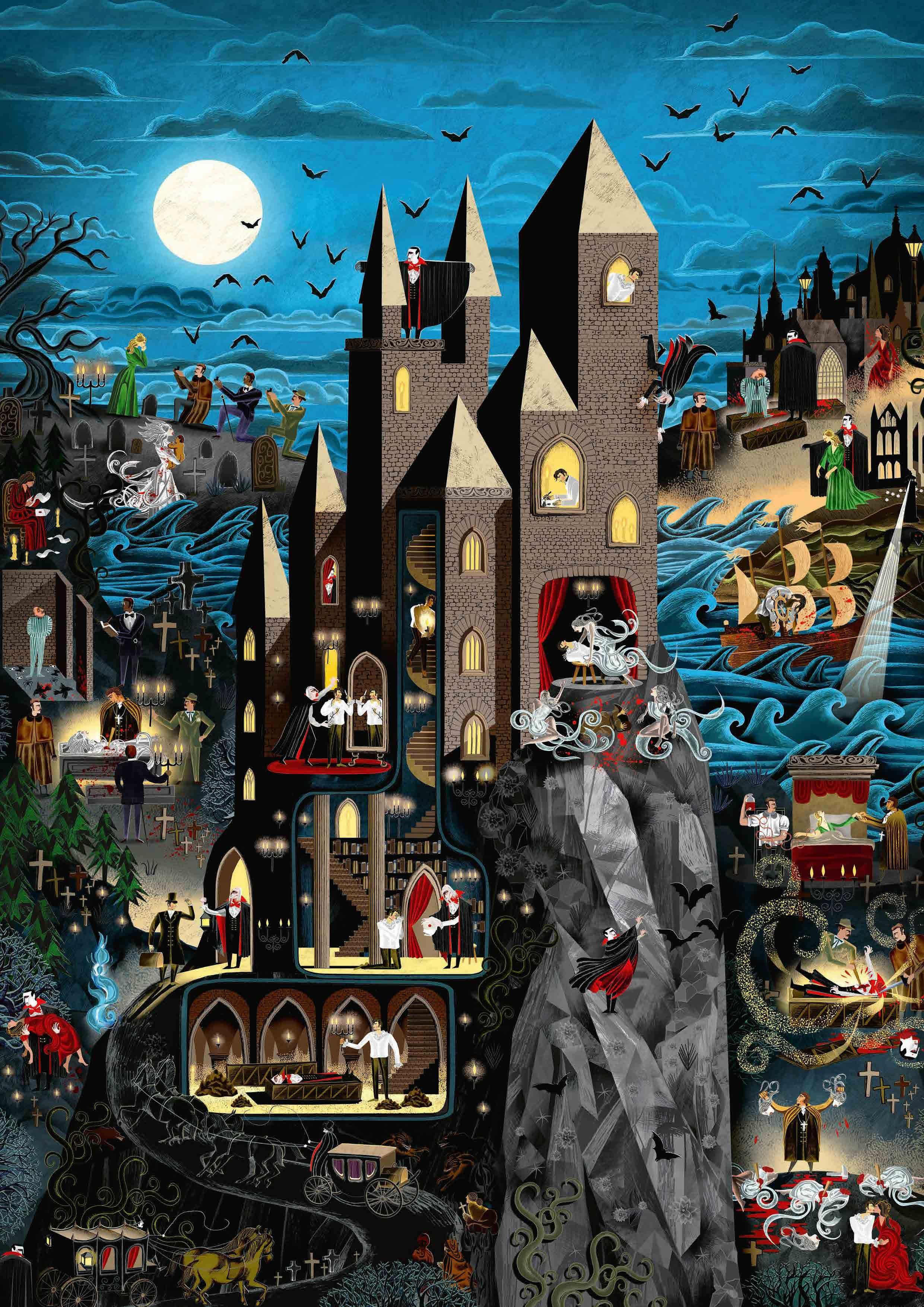 Beispielinhalt (Bild) Die Welt des Grafen Dracula