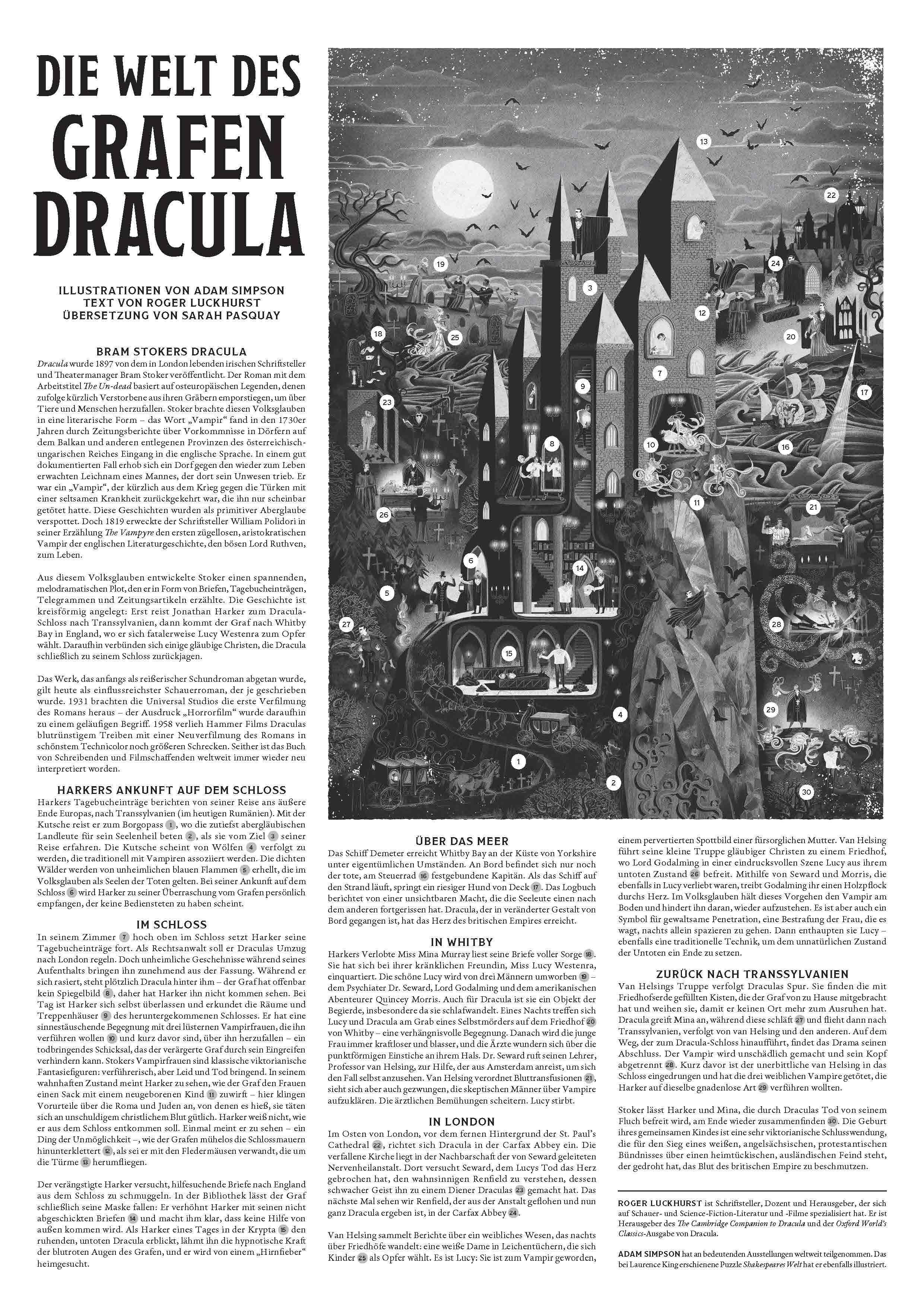 Beispielinhalt (Bild) Die Welt des Grafen Dracula