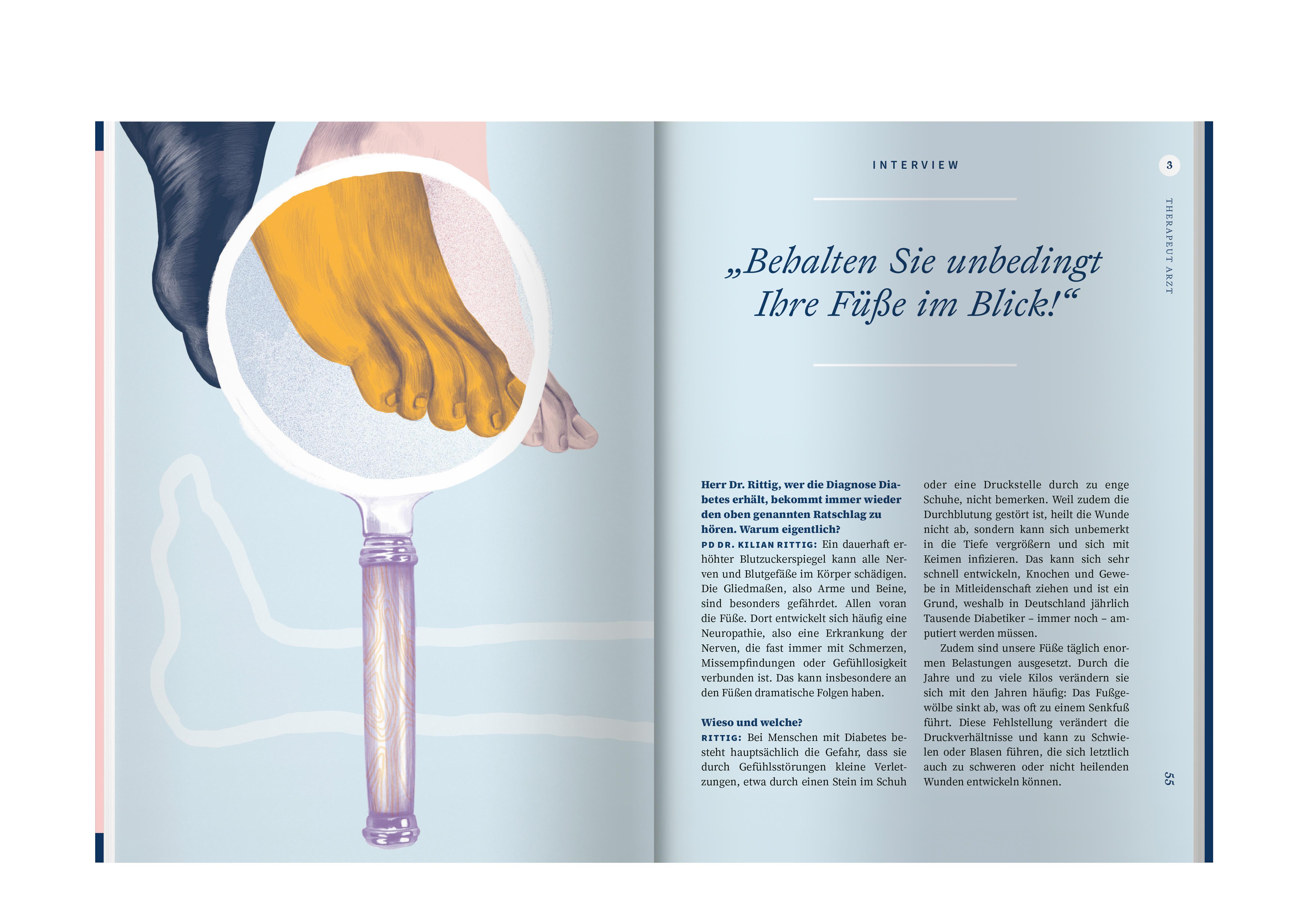 Beispielinhalt (Bild) Apotheken Umschau: Diabetes Typ 2