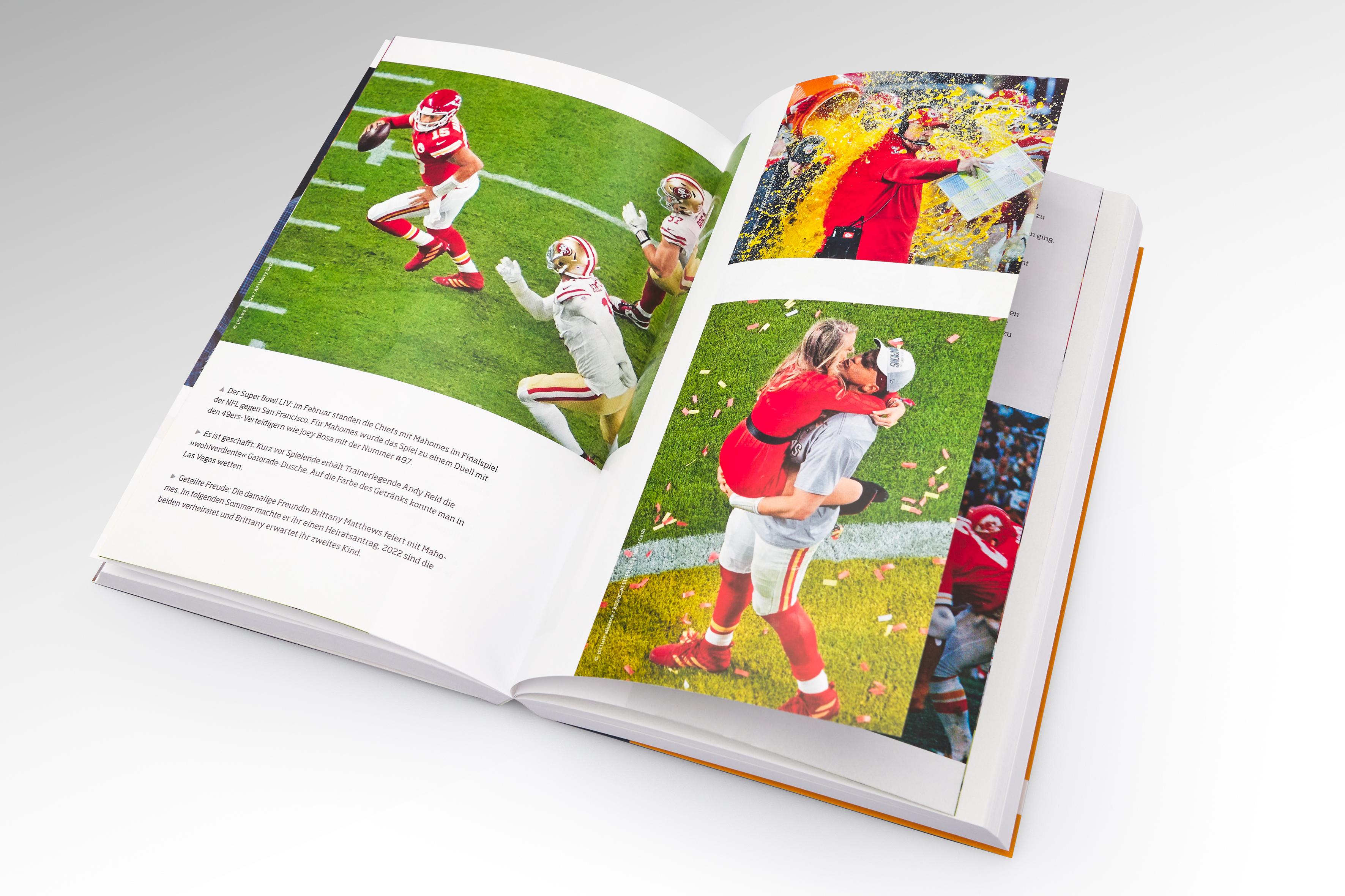 Beispielinhalt (Bild) Patrick Mahomes - Die unglaubliche Geschichte des NFL-Superstars