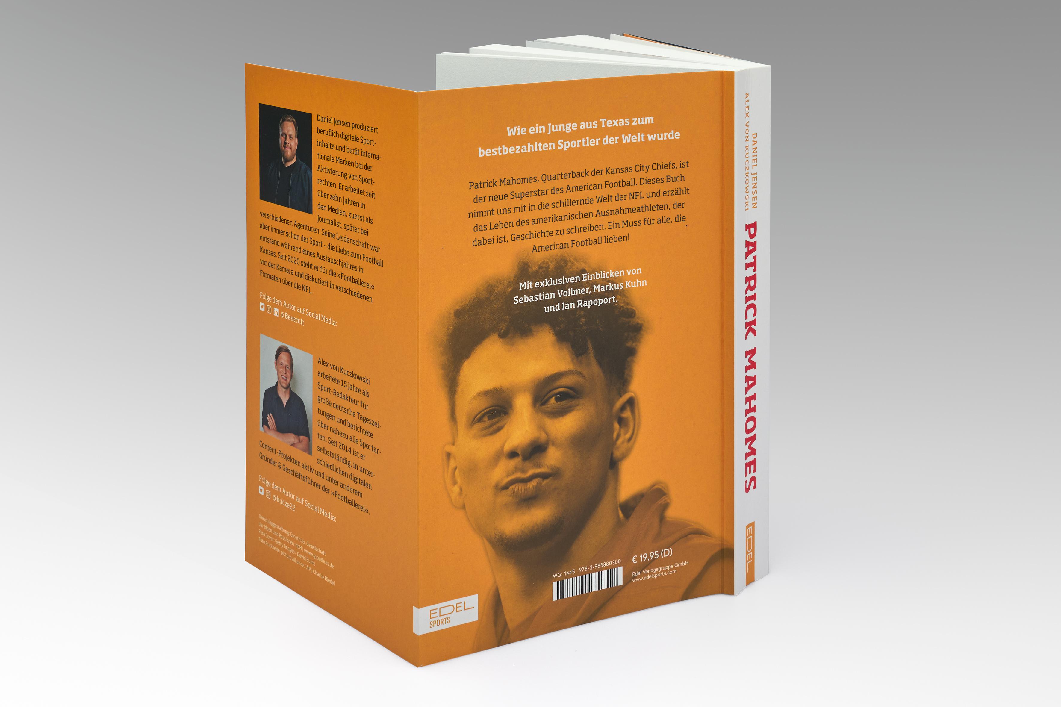 Beispielinhalt (Bild) Patrick Mahomes - Die unglaubliche Geschichte des NFL-Superstars