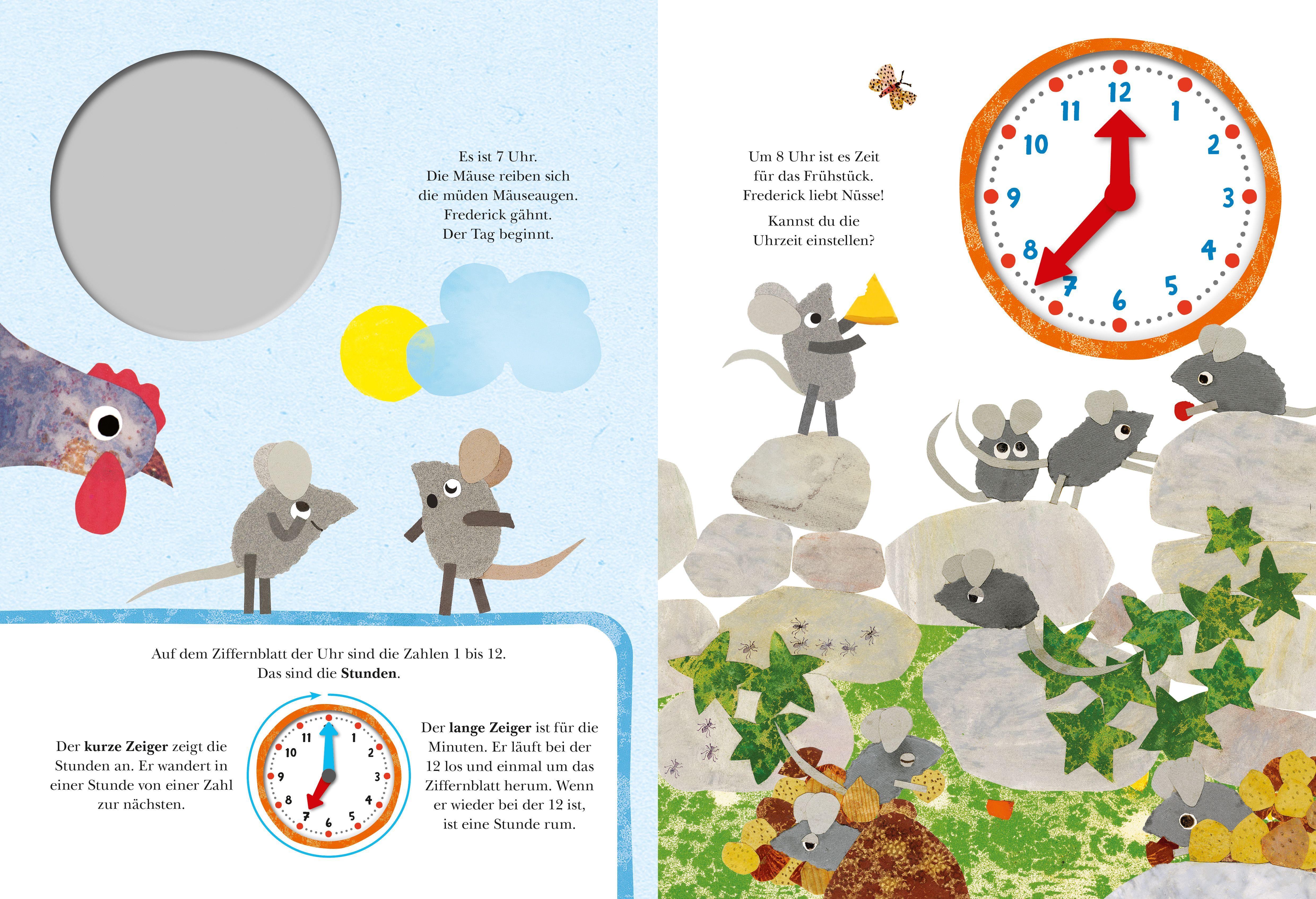Beispielinhalt (Bild) Frederick und seine Freunde - Mein erstes Uhrenbuch