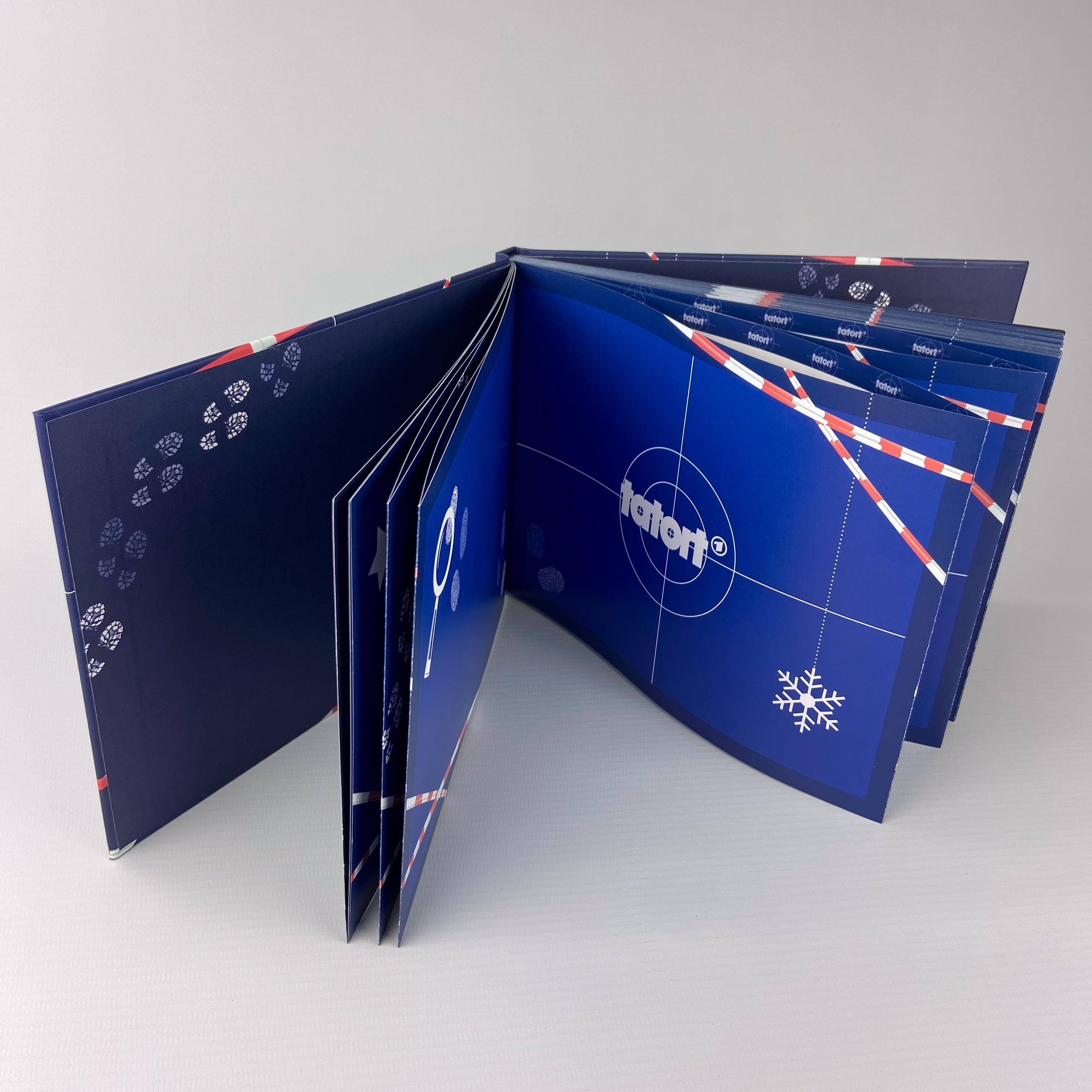 Beispielinhalt (Bild) Tatort - Der Adventskalender zu Deutschlands beliebtester Kult-Krimireihe