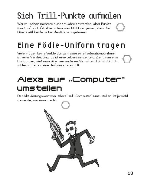 Beispielinhalt (Bild) Die Bucket List für Trekkies. 222 Dinge, die man als Star-Trek-Fan getan haben sollte