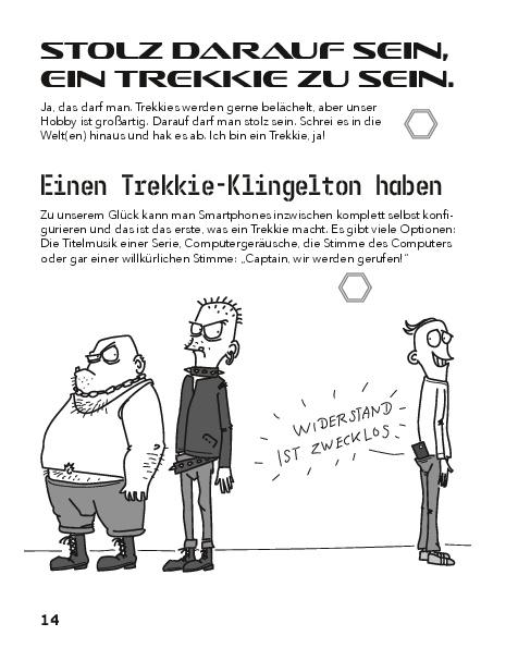 Beispielinhalt (Bild) Die Bucket List für Trekkies. 222 Dinge, die man als Star-Trek-Fan getan haben sollte