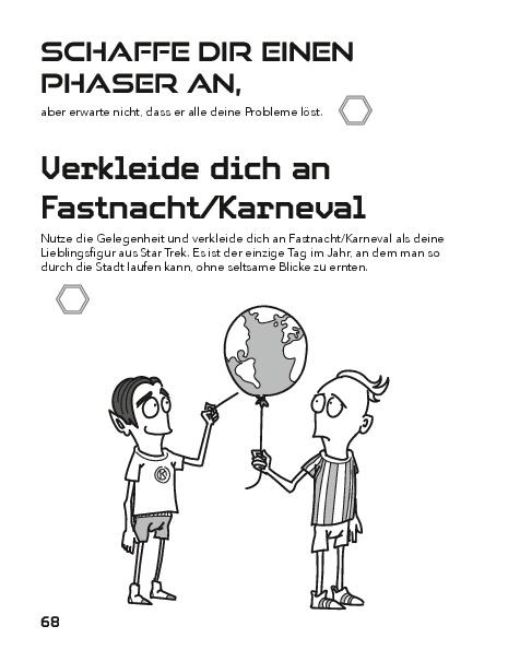 Beispielinhalt (Bild) Die Bucket List für Trekkies. 222 Dinge, die man als Star-Trek-Fan getan haben sollte