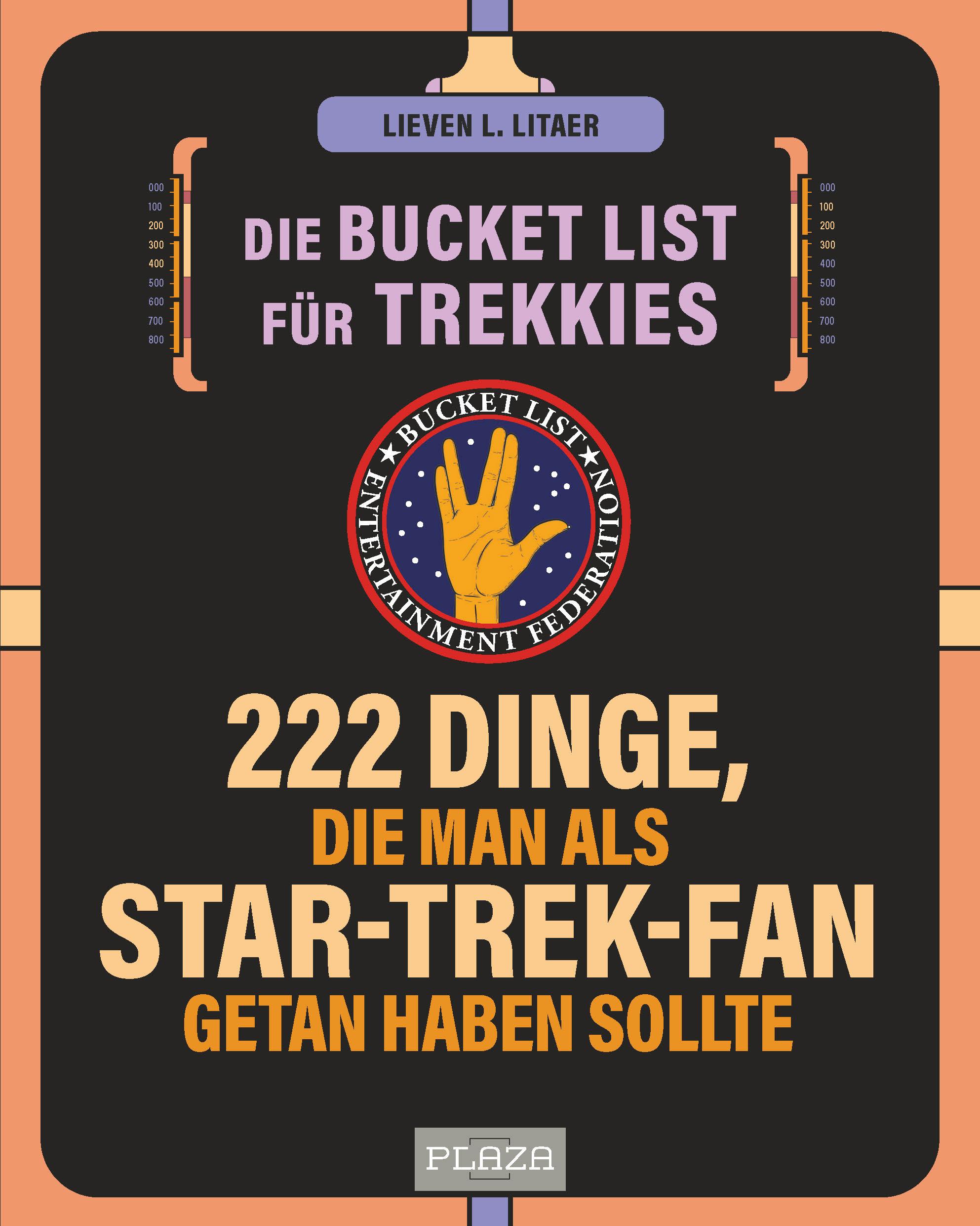 Vorderes Coverbild Die Bucket List für Trekkies. 222 Dinge, die man als Star-Trek-Fan getan haben sollte