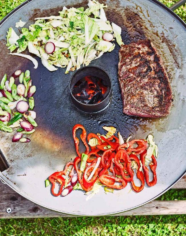 Beispielinhalt (Bild) Der Keramikgrill - Technik & Rezepte