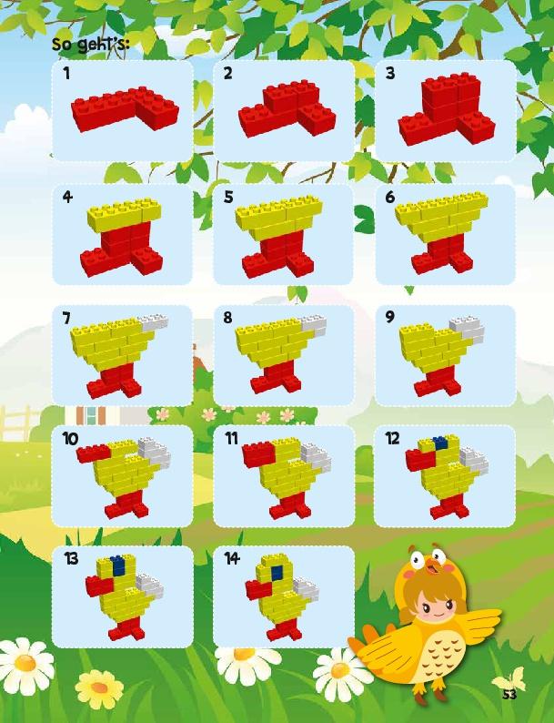 Beispielinhalt (Bild) Tipps für Kids: Neue Ideen für LEGO® Basis-Steine