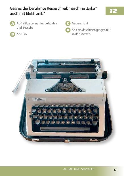 Beispielinhalt (Bild) Der große DDR Expertentest