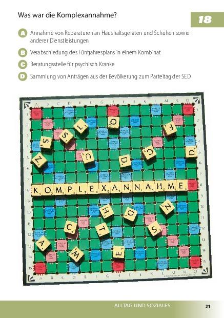 Beispielinhalt (Bild) Der große DDR Expertentest