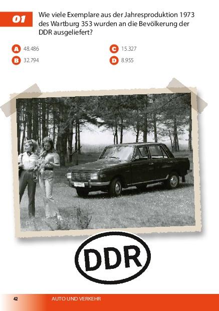 Beispielinhalt (Bild) Der große DDR Expertentest