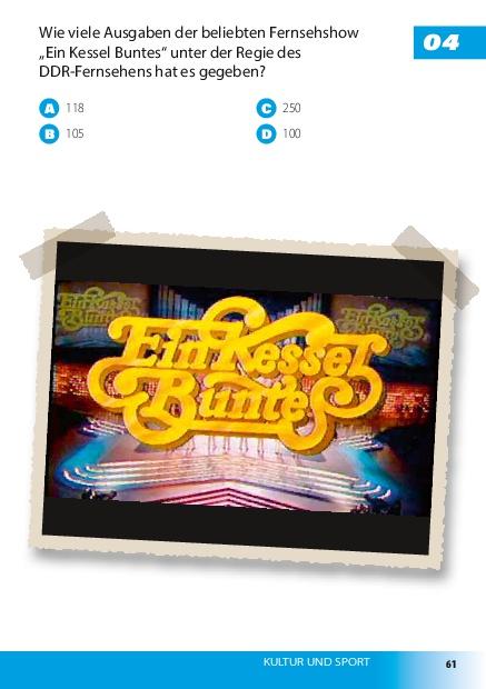 Beispielinhalt (Bild) Der große DDR Expertentest