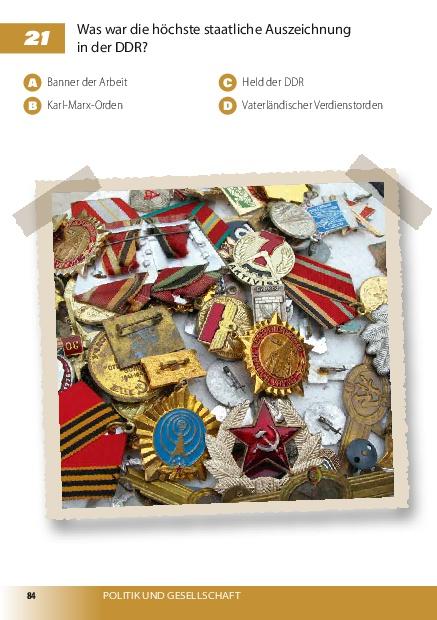 Beispielinhalt (Bild) Der große DDR Expertentest