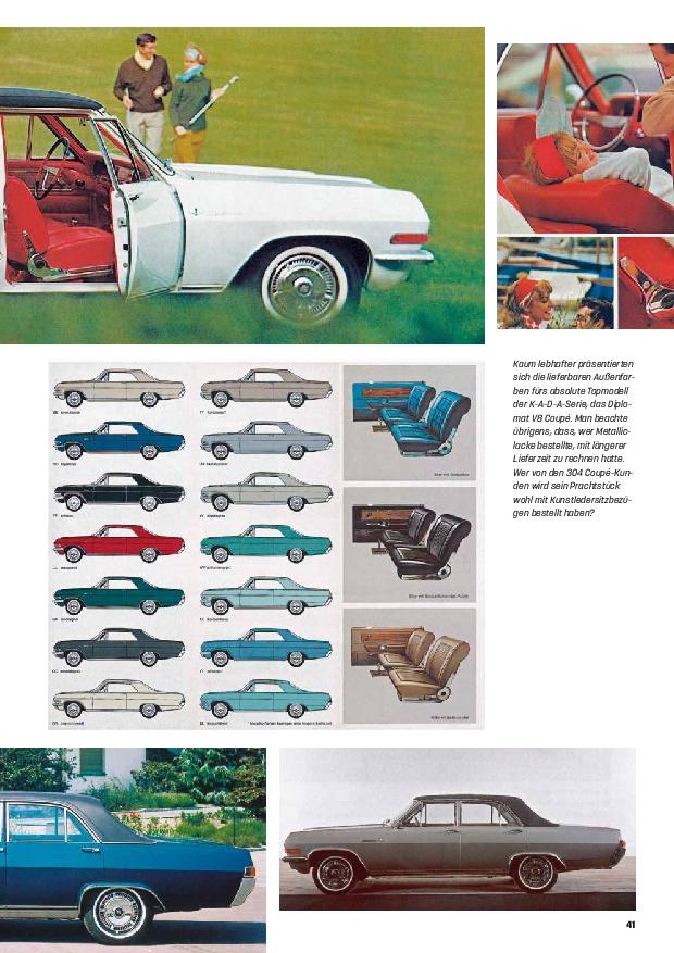 Beispielinhalt (Bild) Opel Kapitän, Admiral, Diplomat A & B - Die großen Drei aus Rüsselsheim