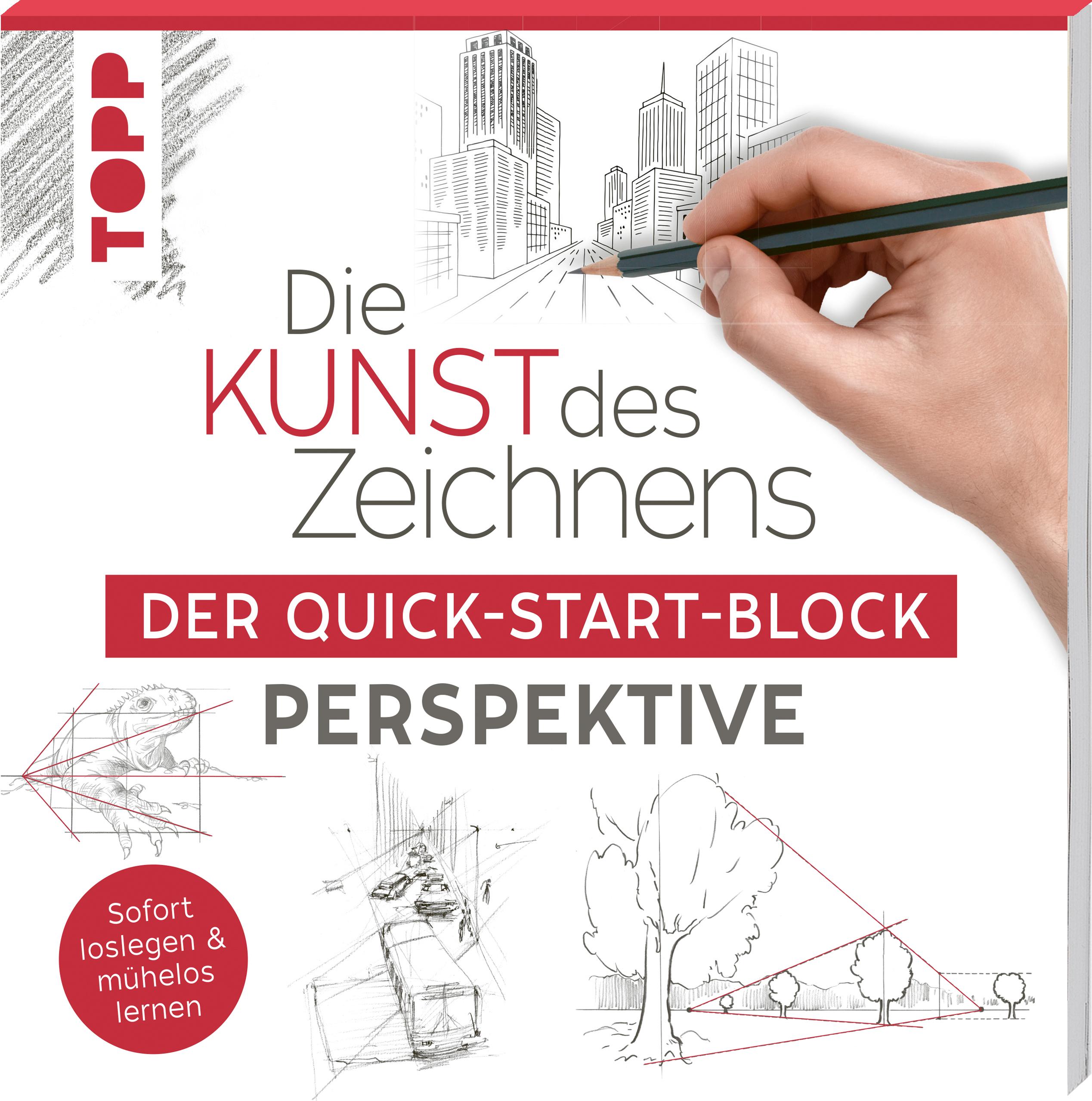 Vorderes Coverbild Die Kunst des Zeichnens. Der Quick-Start-Block Perspektive