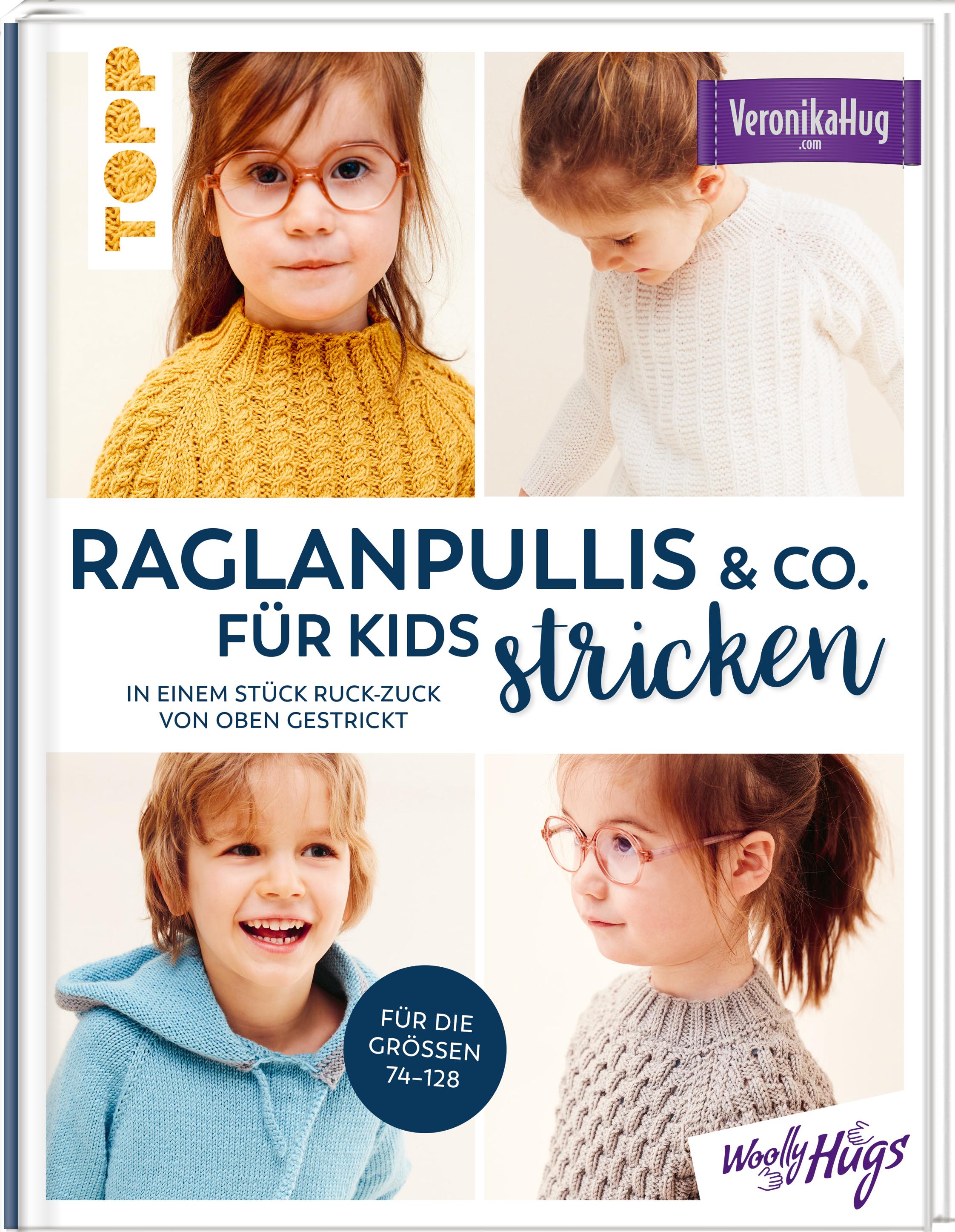 Vorderes Coverbild Raglanpullis & Co. für Kids stricken
