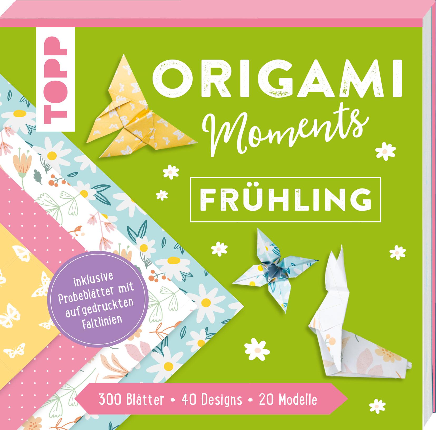 Vorderes Coverbild Origami Moments - Frühling. Der perfekte Faltspaß für Frühling und Ostern