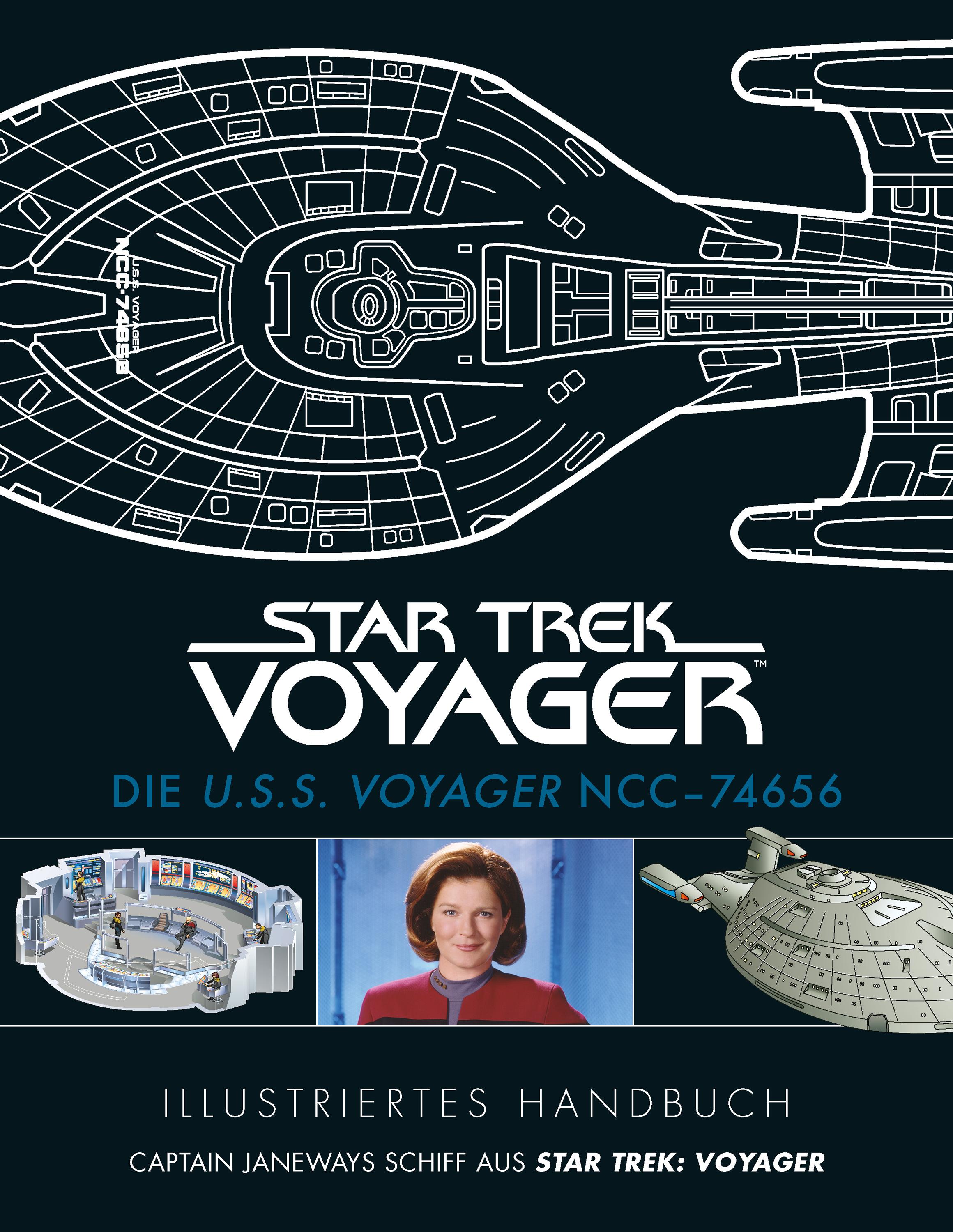 Vorderes Coverbild Illustriertes Handbuch: Die U.S.S. Voyager NCC-74656 / Captain Janeways Schiff aus Star Trek: Voyager