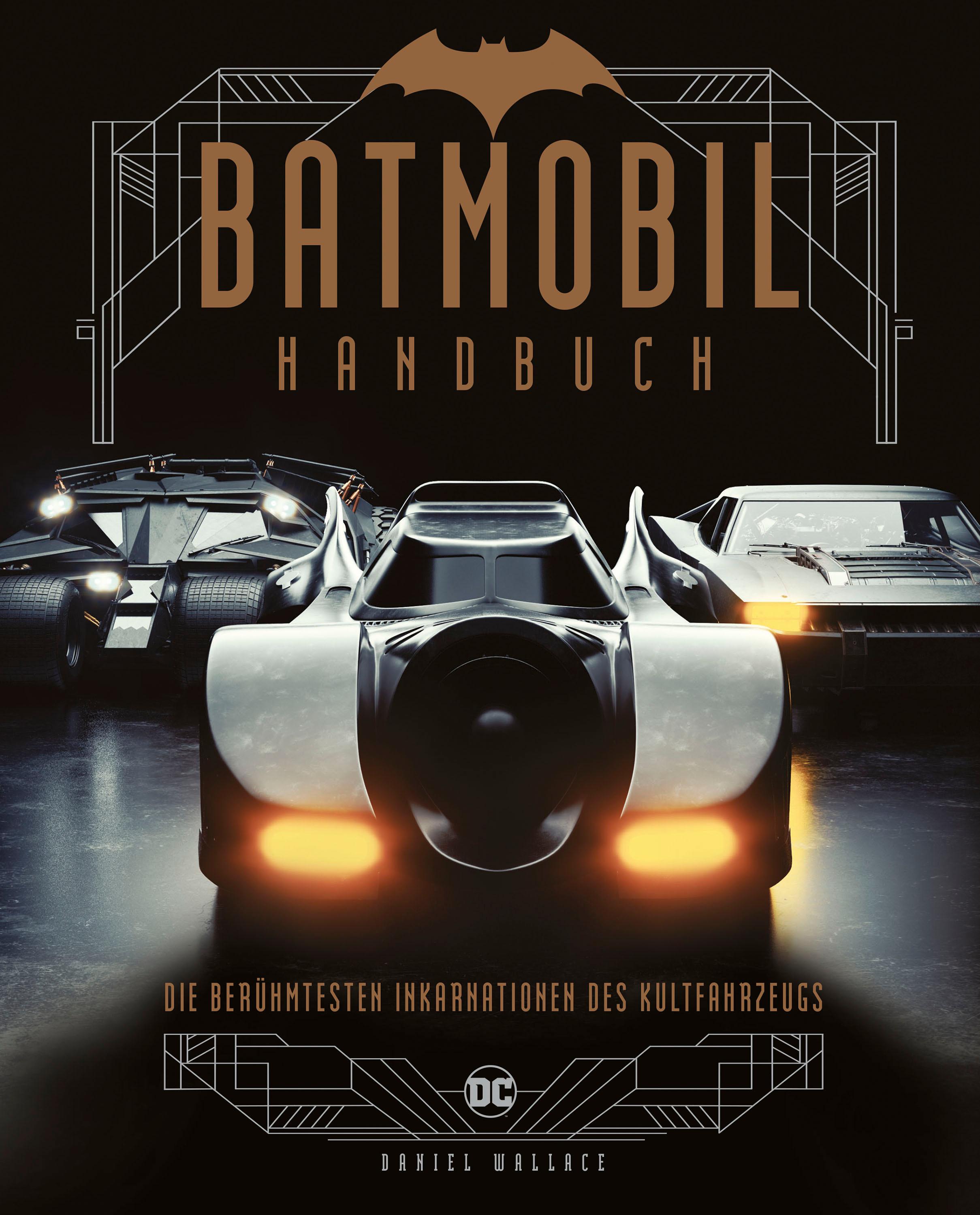 Vorderes Coverbild Batmobil Handbuch
