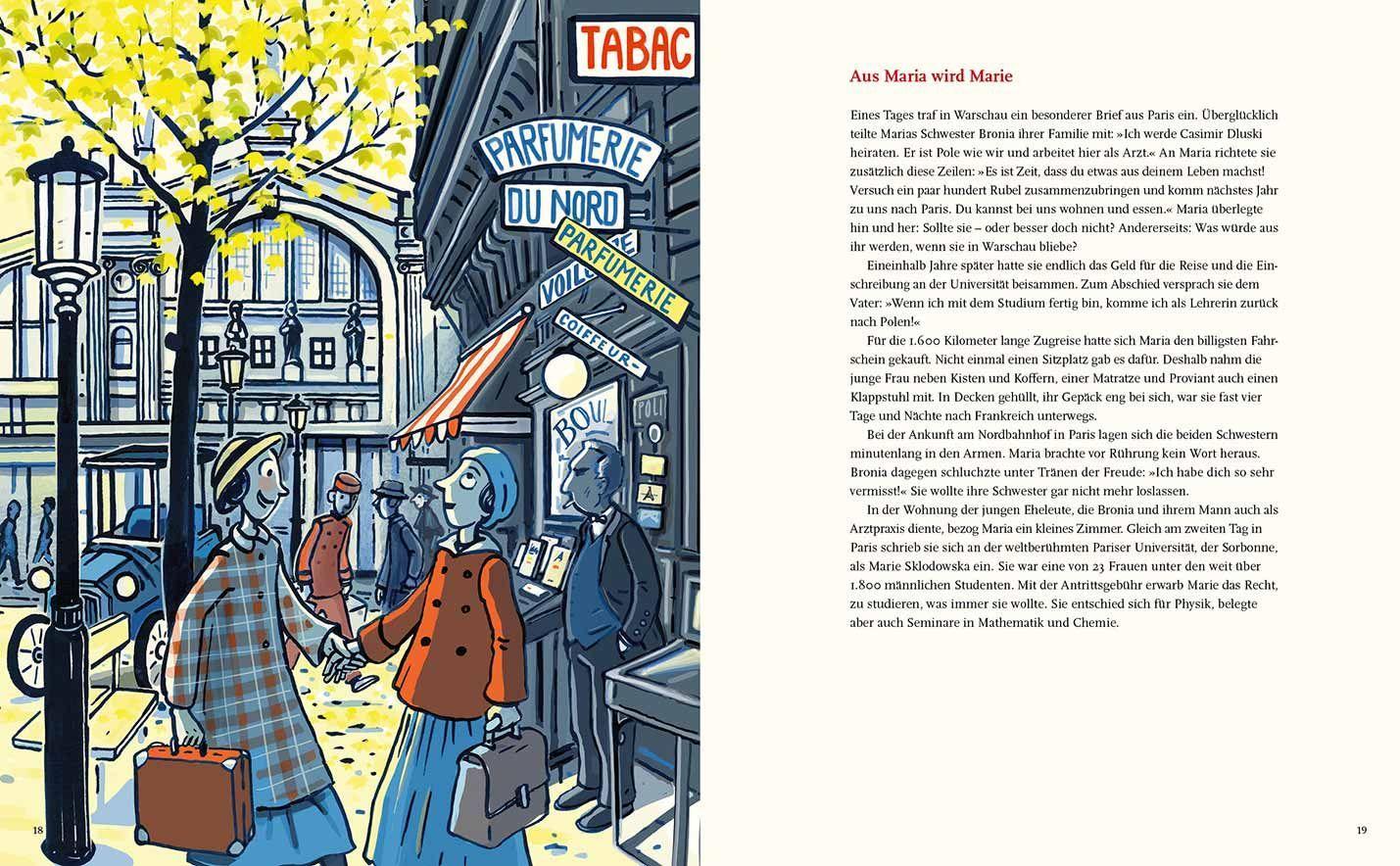 Beispielinhalt (Bild) Marie Curie - eine Frau verändert die Welt