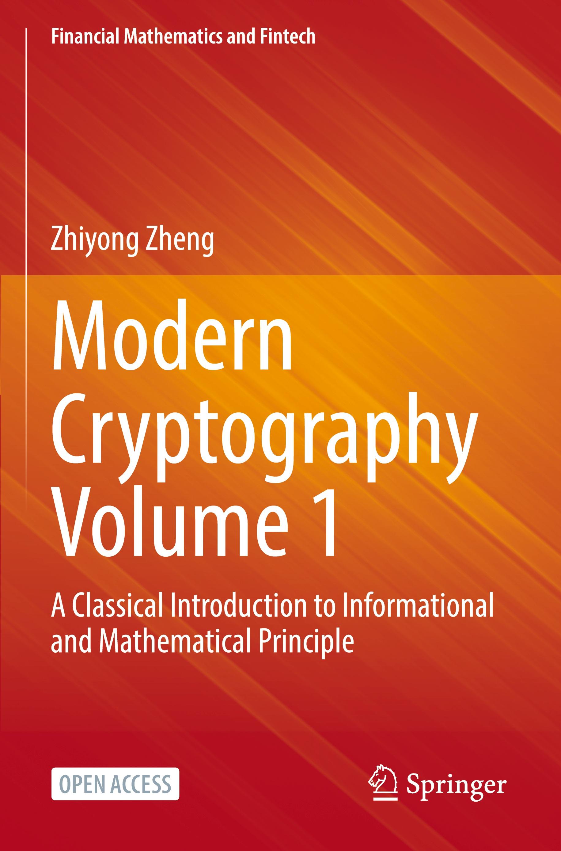 Vorderes Coverbild Modern Cryptography Volume 1