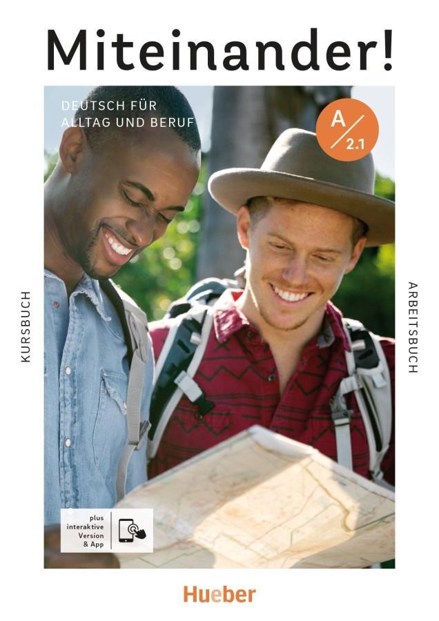Vorderes Coverbild Miteinander! Deutsch für Alltag und Beruf A2.1. Kurs- und Arbeitsbuch plus interaktive Version