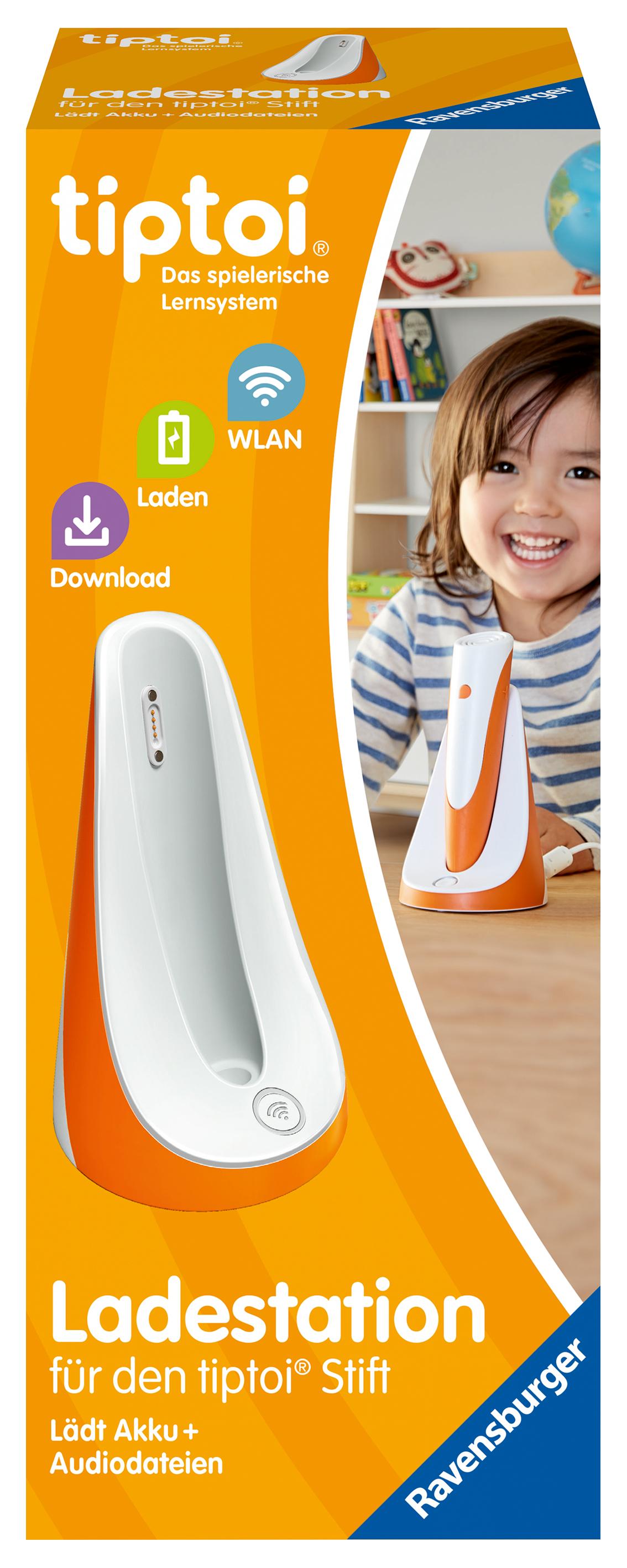 Vorderes Coverbild Ravensburger tiptoi Ladestation 00111 - lädt Akku und Audiodateien