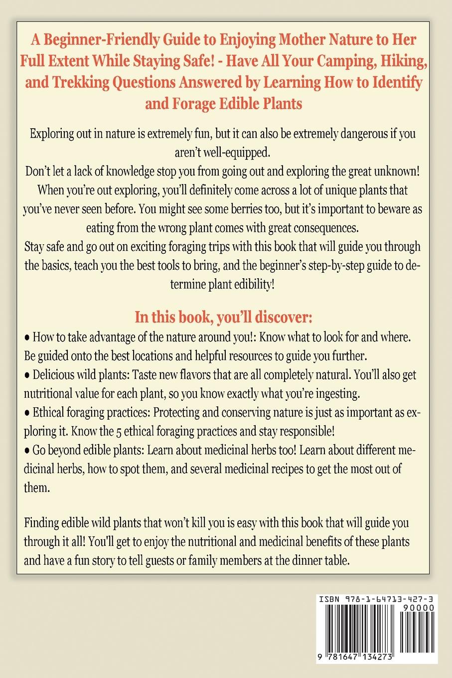 Rückseitencover Edible Wild Plants for Beginners