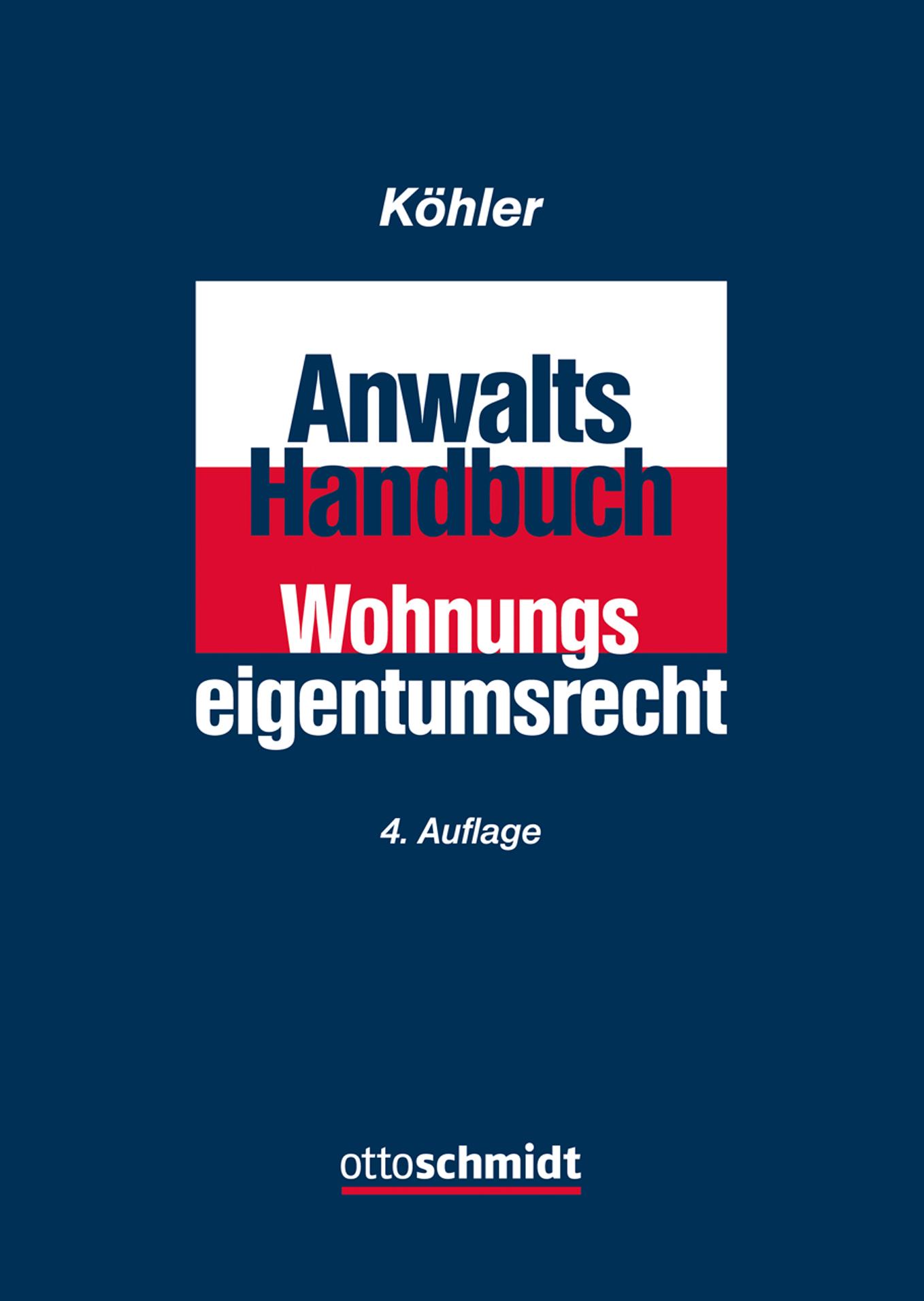 Vorderes Coverbild Anwalts-Handbuch Wohnungseigentumsrecht